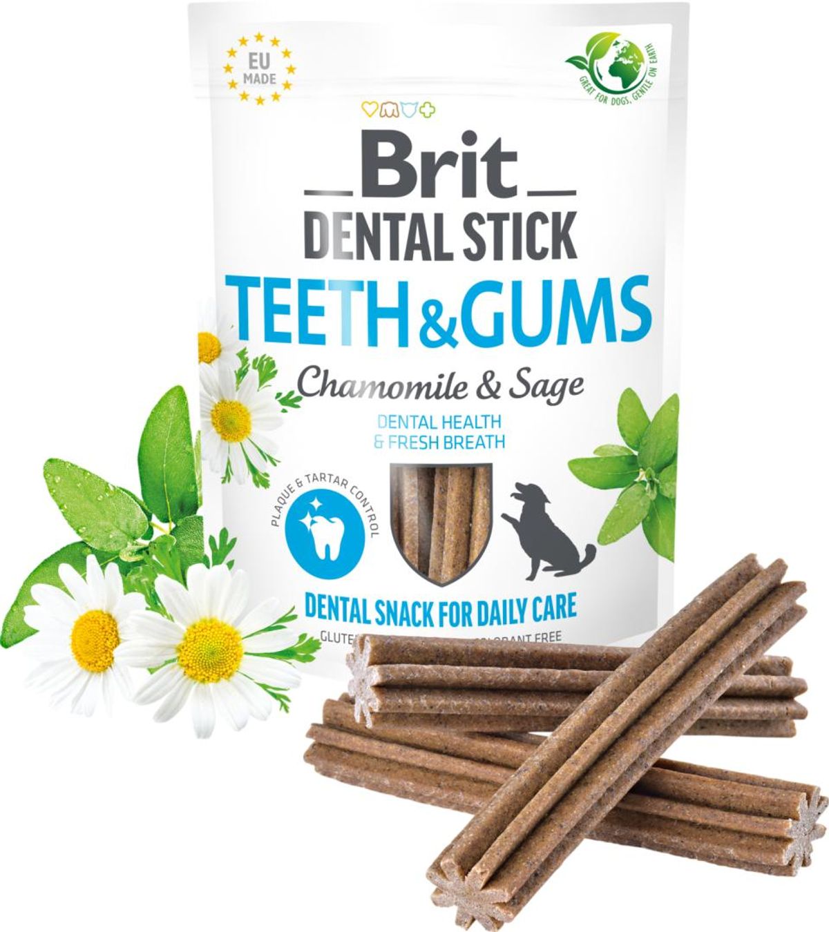 Brit Care Dental Stick Teeth & Gums 7 pcs