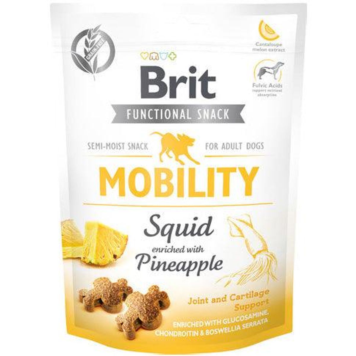 Brit Care Dog Functional Snack Mobility Squid 150g