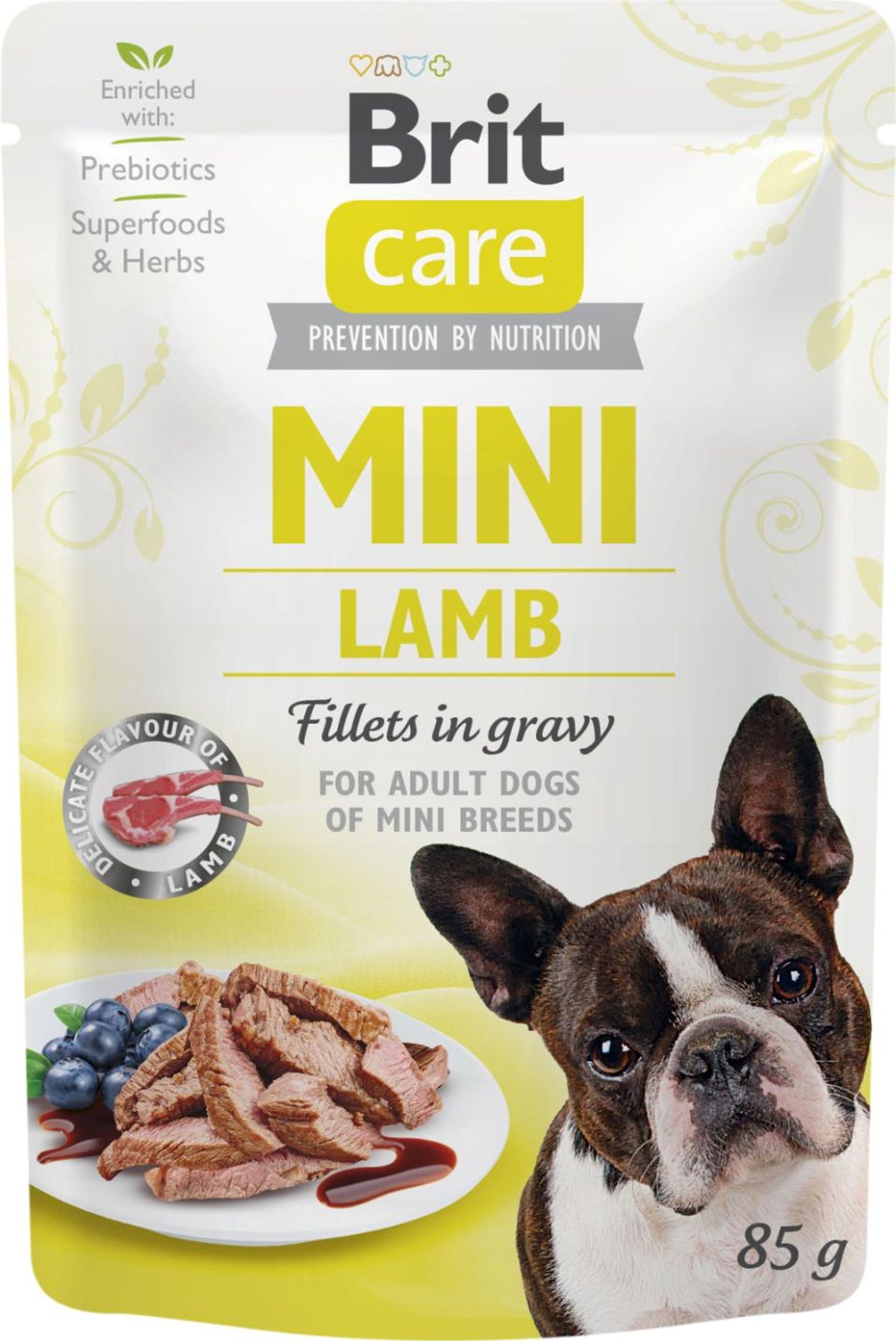 Brit Care Mini Fileter Lam i sovs, 85g Til Kræsne Hunde