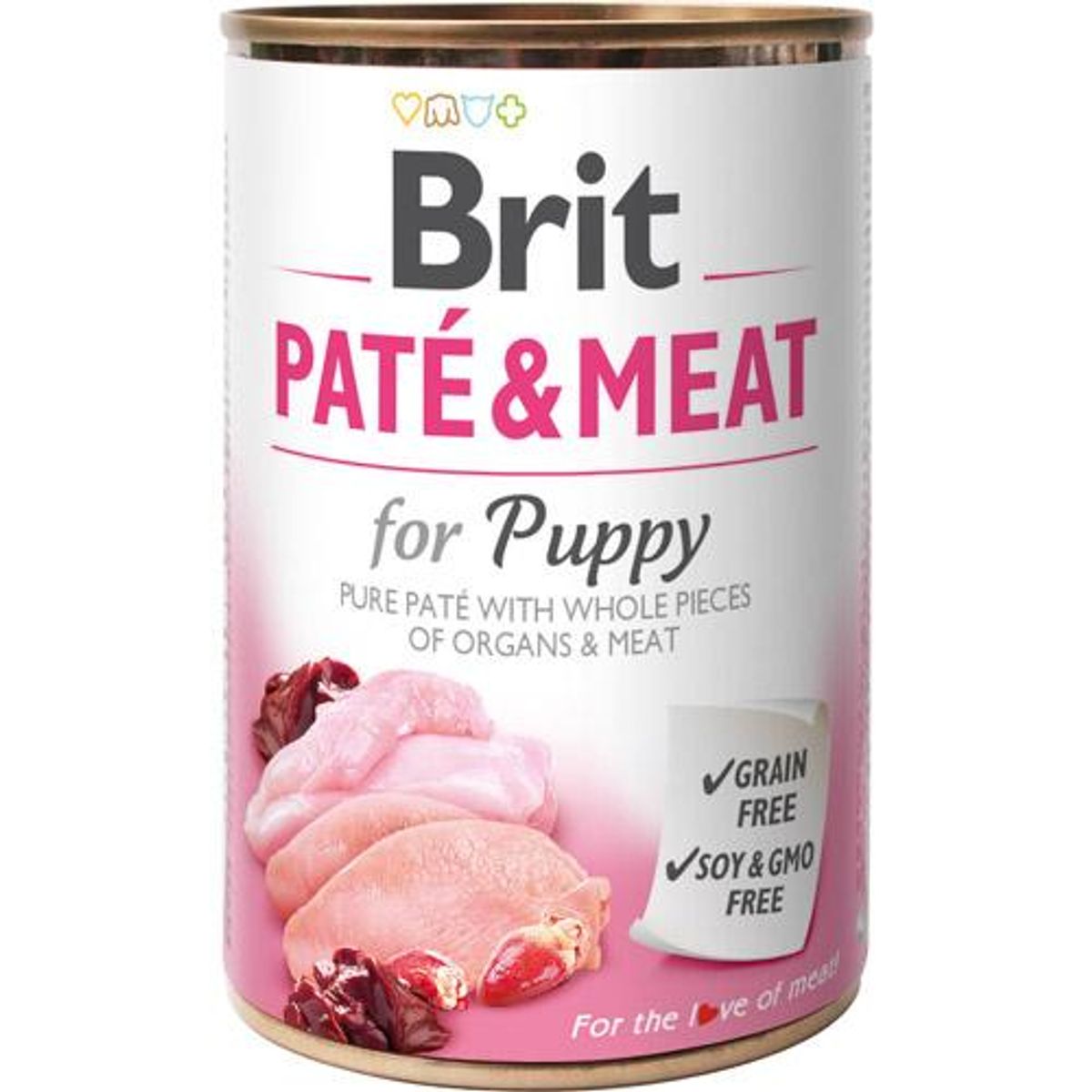 Brit Paté & Meat Puppy Vådfoder til hund, 400 Gr.