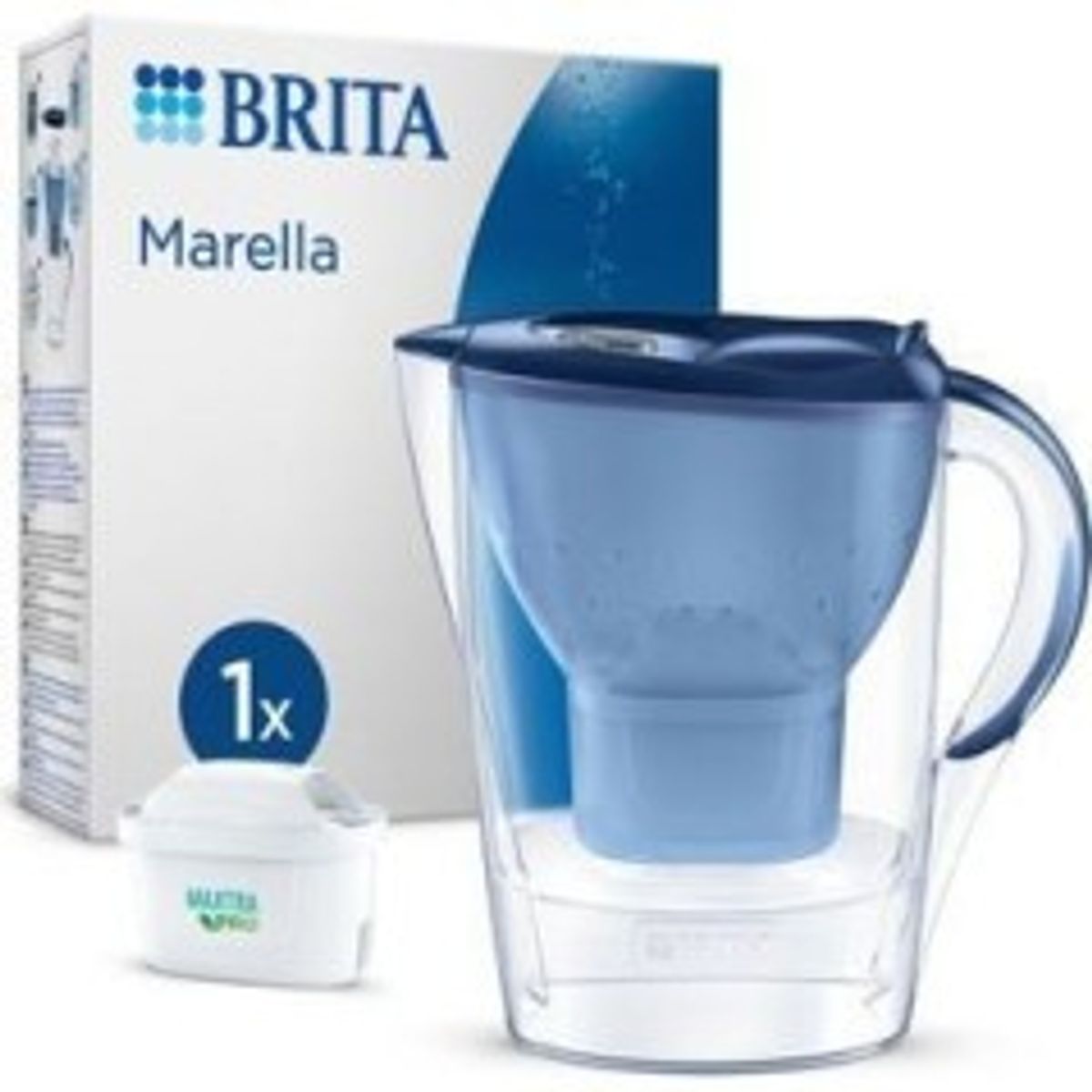 Brita Marella kande og Maxtra filter Blå