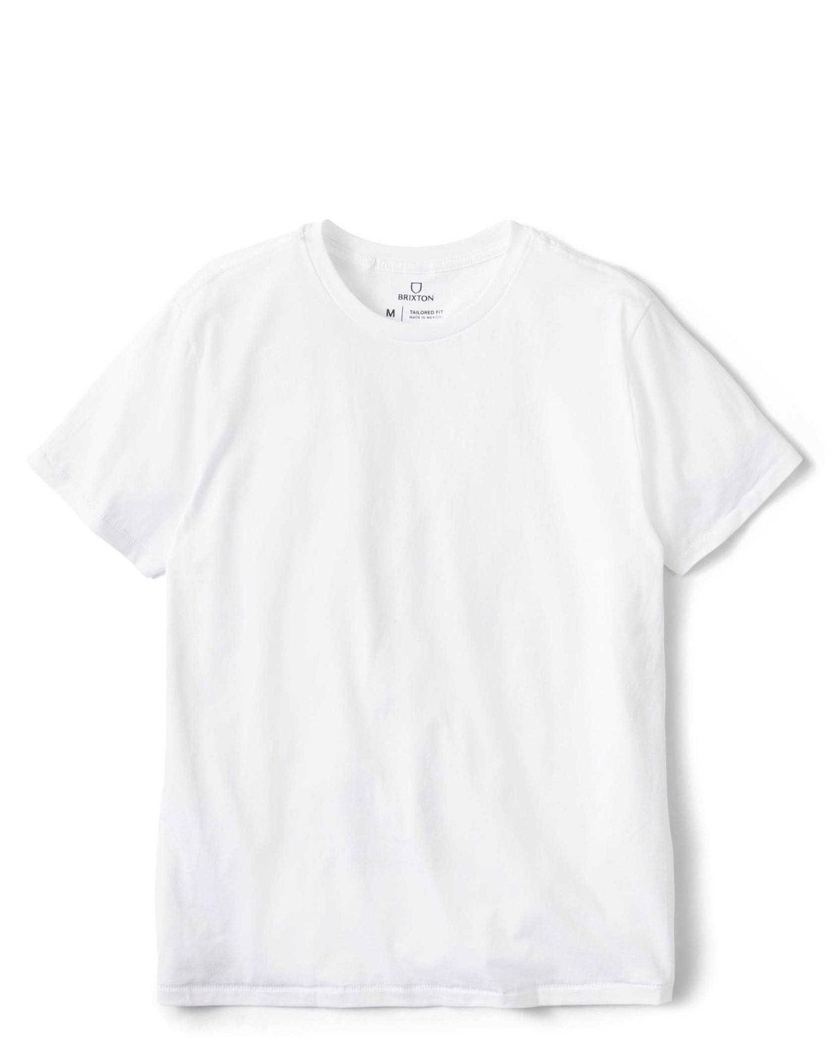 Brixton Basic Kortærmet Tailored T-Shirt Hvid