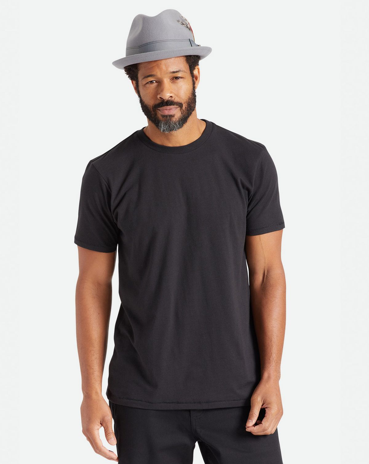 Brixton Basic Kortærmet Tailored T-Shirt Sort