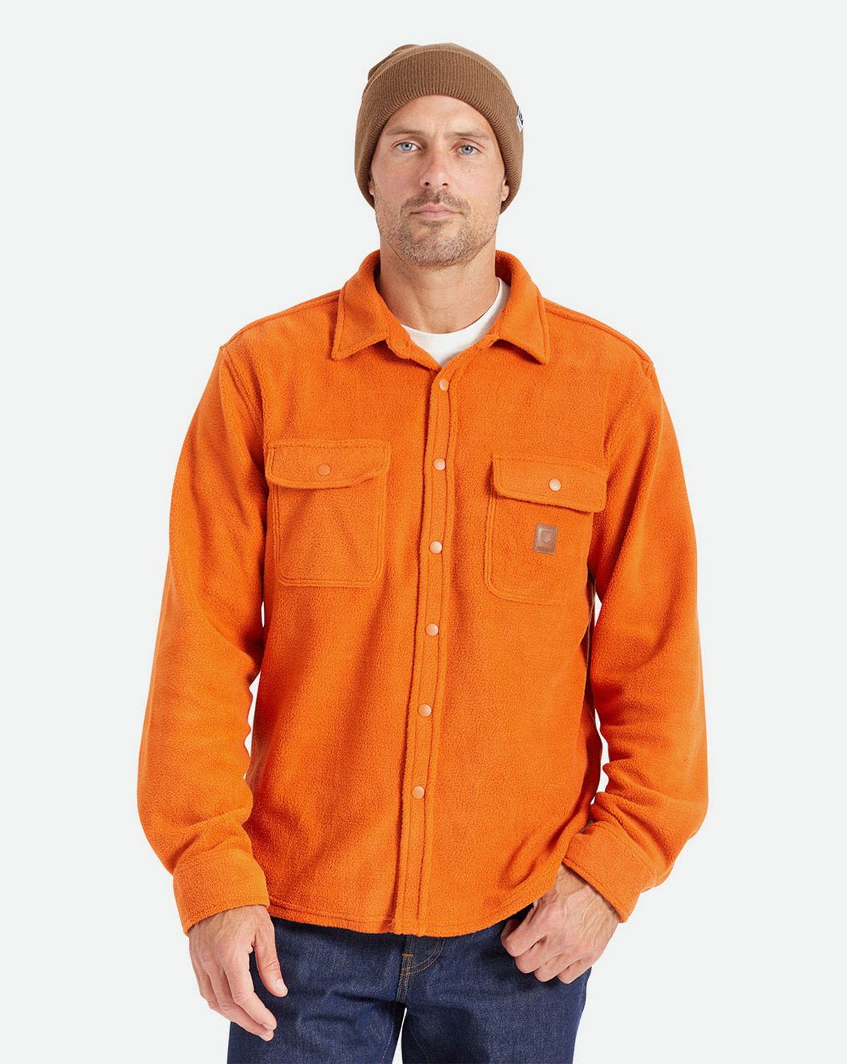 Brixton Bowery Arctic Stretch Langærmet Fleece Orange