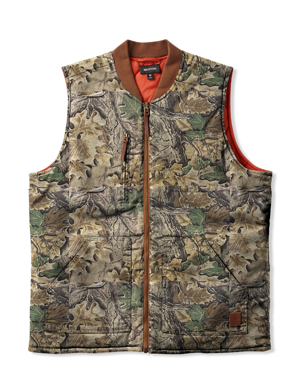 Brixton Builders Abraham Vendbar Vest Camouflage