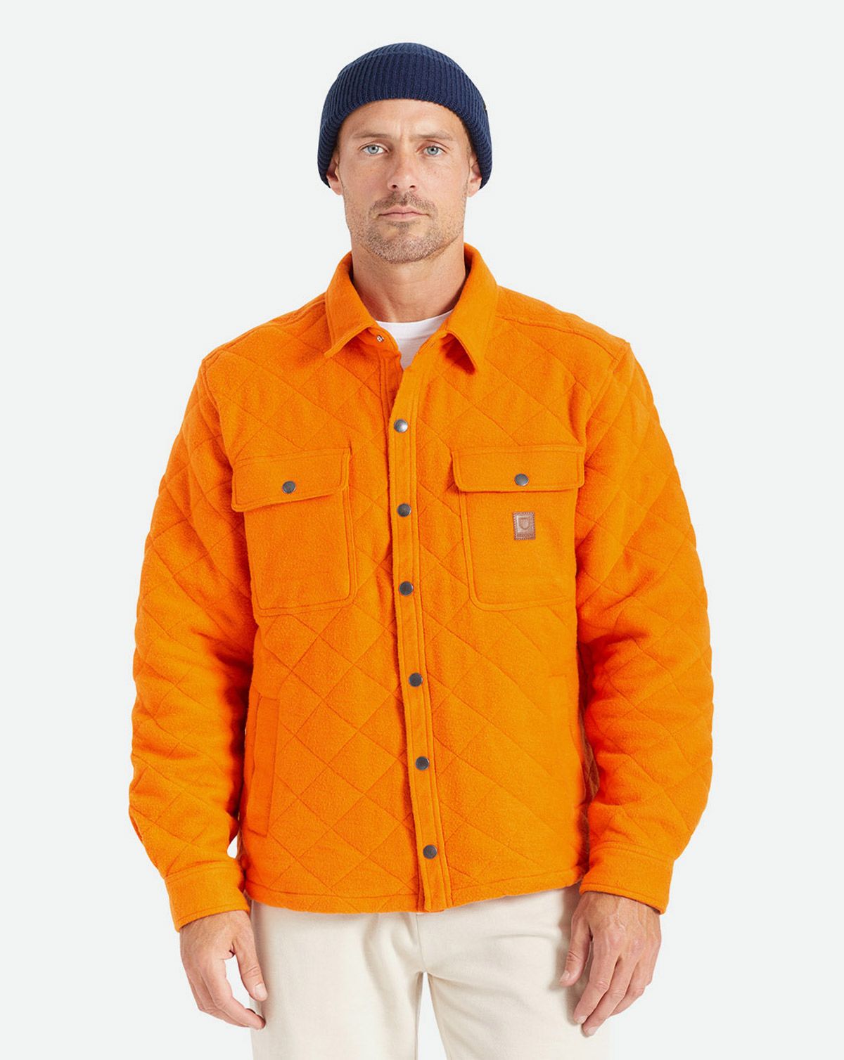 Brixton Cass Vatteret Fleece Jakke Orange