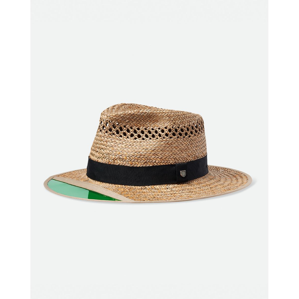 Brixton Hunter Straw Fedora Tan