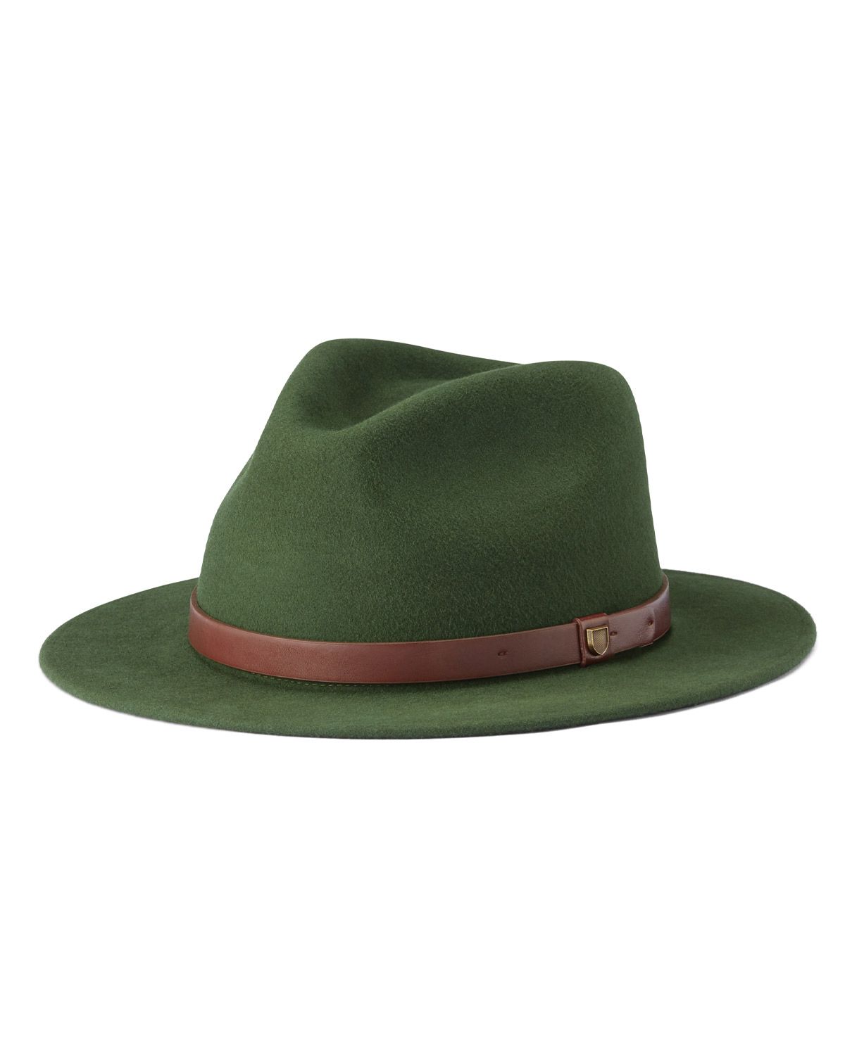 Brixton Messer Fedora Hat Grøn