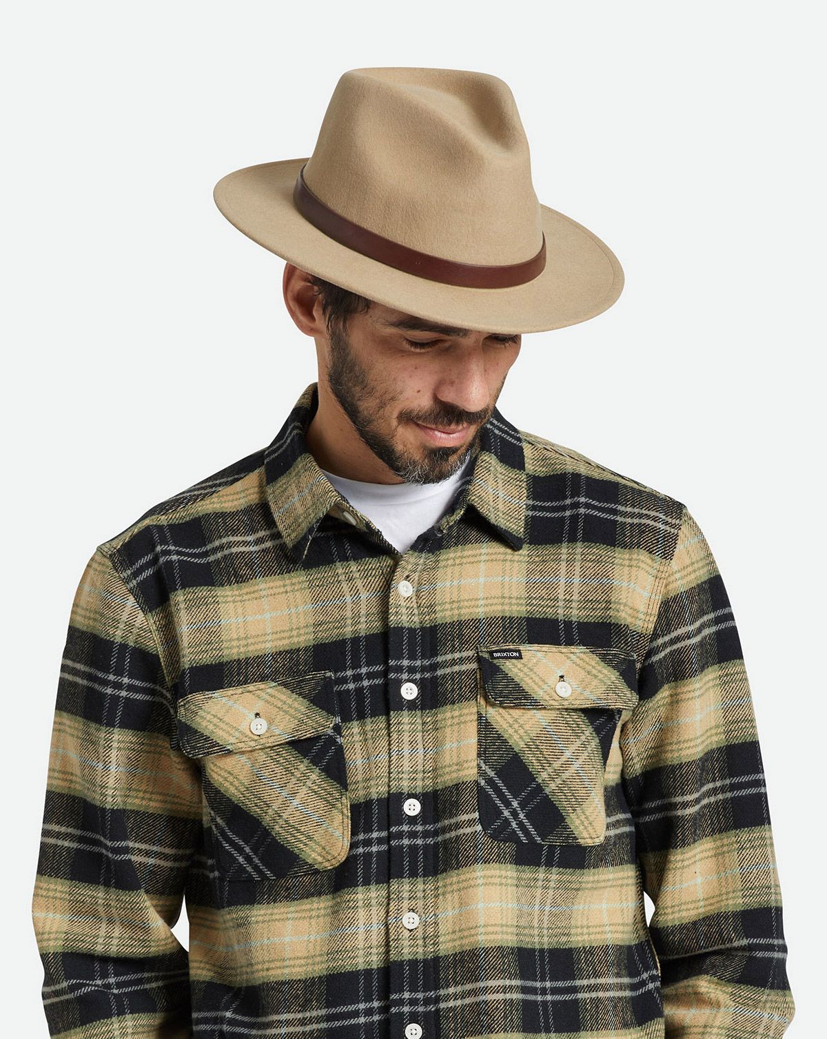 Brixton Messer Fedora Sand