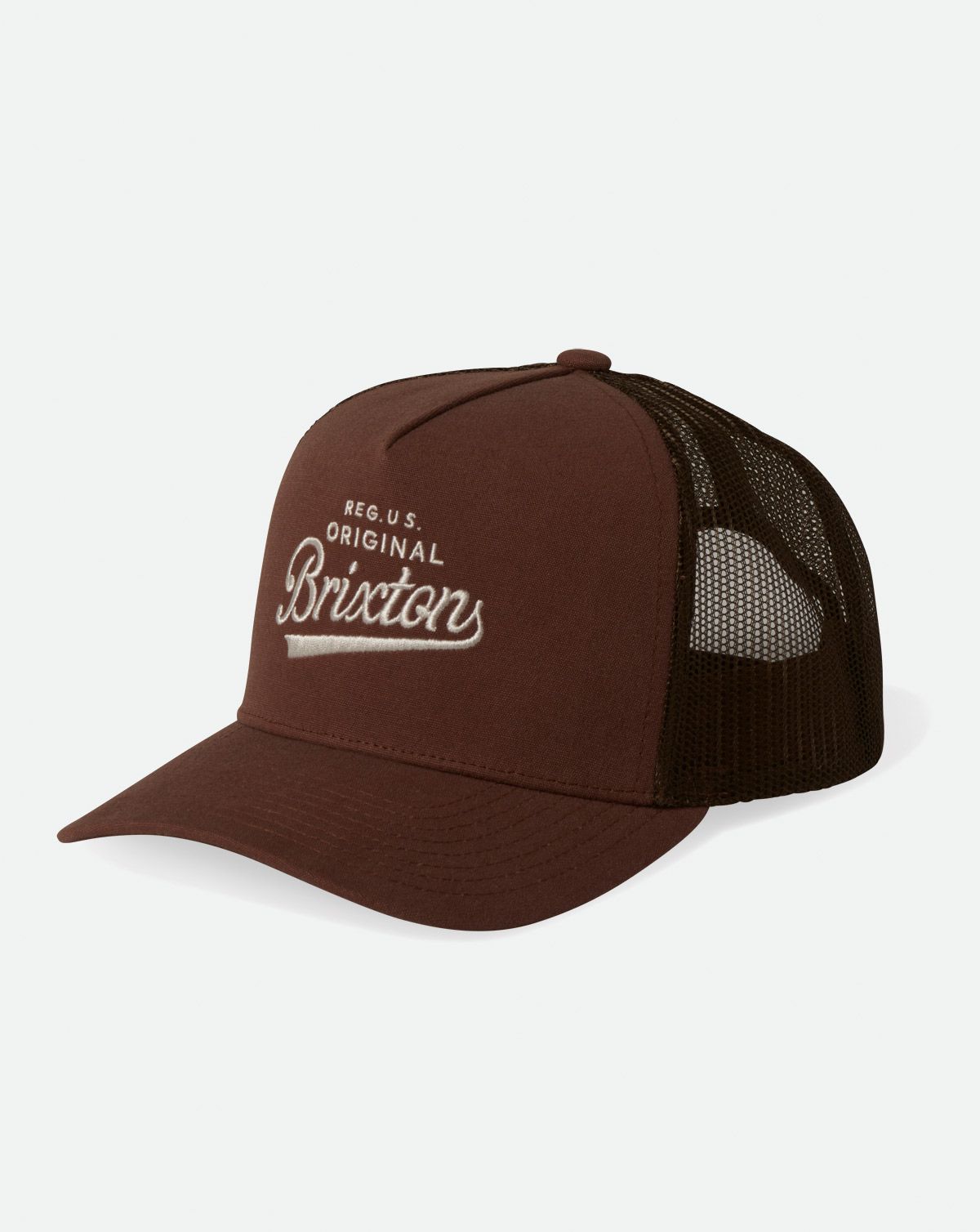 Brixton Postal Netplus Trucker Cap Brun