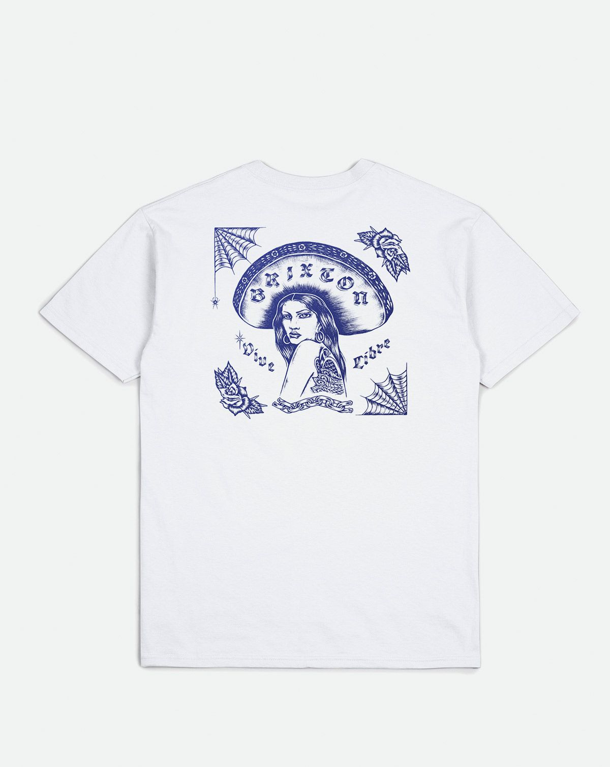 Brixton Vivi Libre Kortærmet T-Shirt Hvid