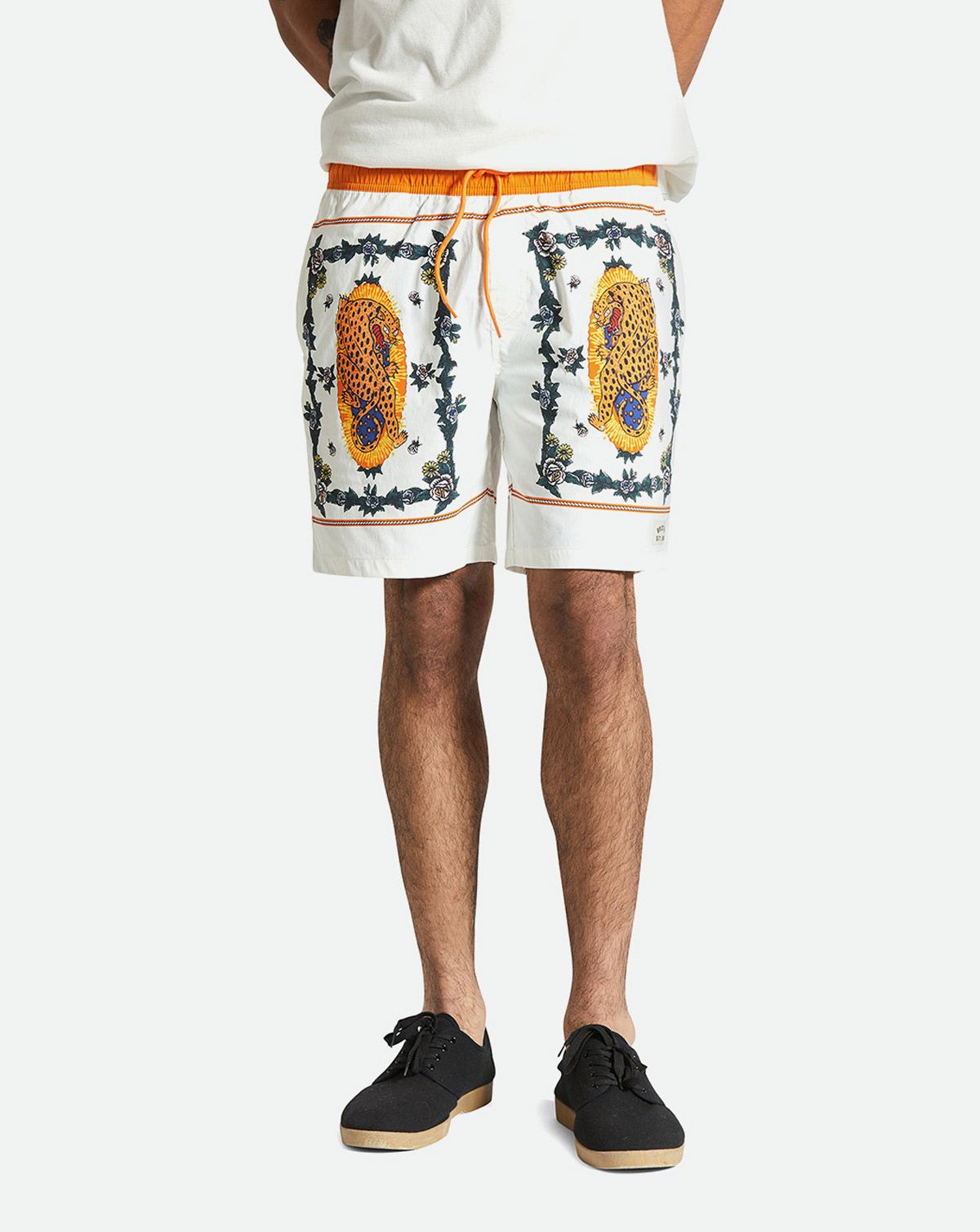 Brixton Woyage Shorts 18" Tigers Eye