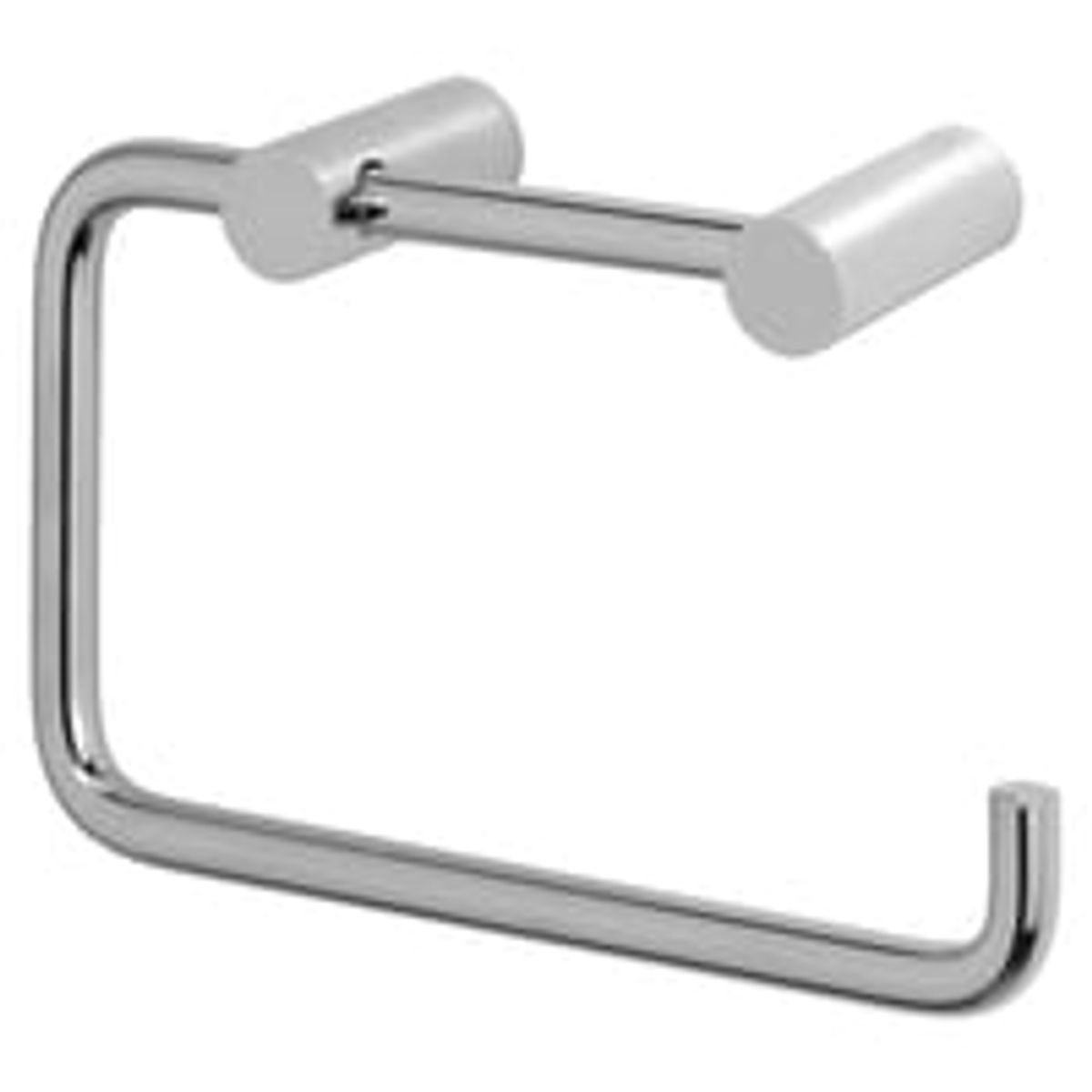 Brma A10 toiletrulleholder u. bagplade - krom