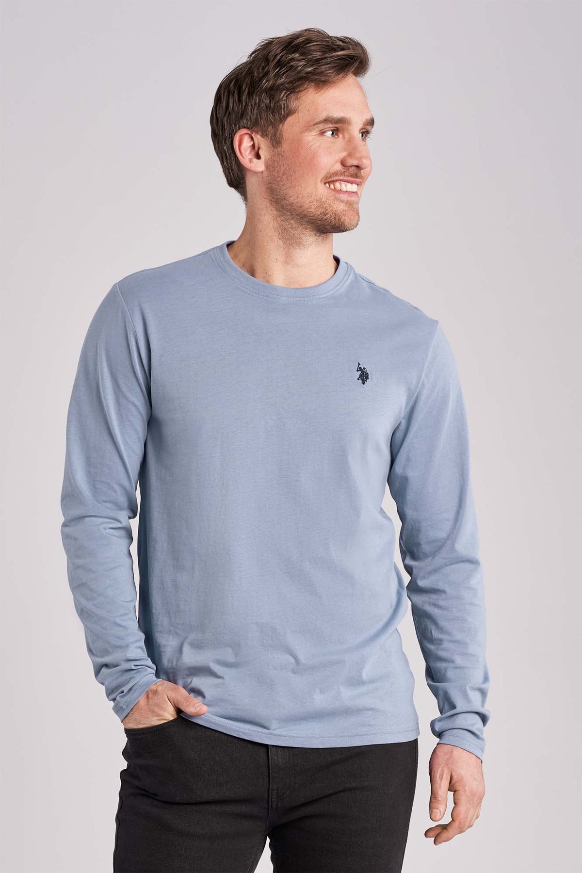 Brolin Long Sleeve T-shirt - U.S. Polo Assn - Herre - L