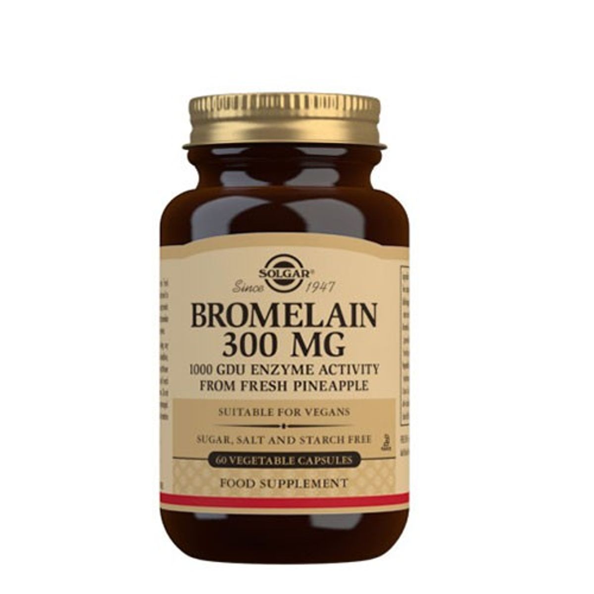 Bromelain 300 mg - 60 kapsler