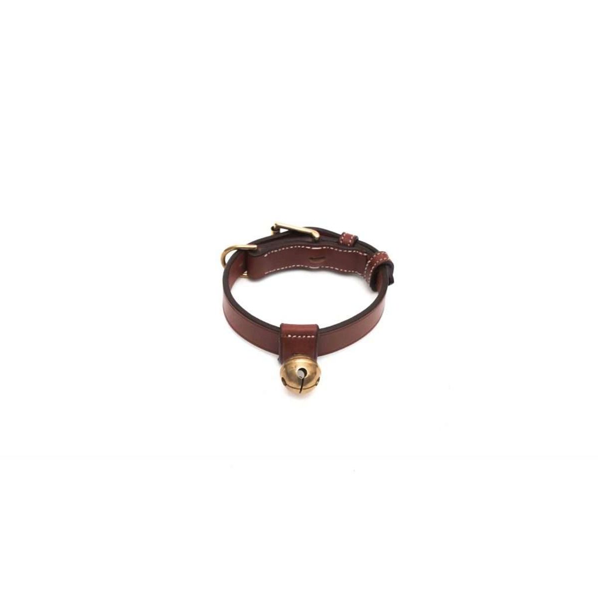 Bromfield Hundehalsbånd Bell Cognac - S