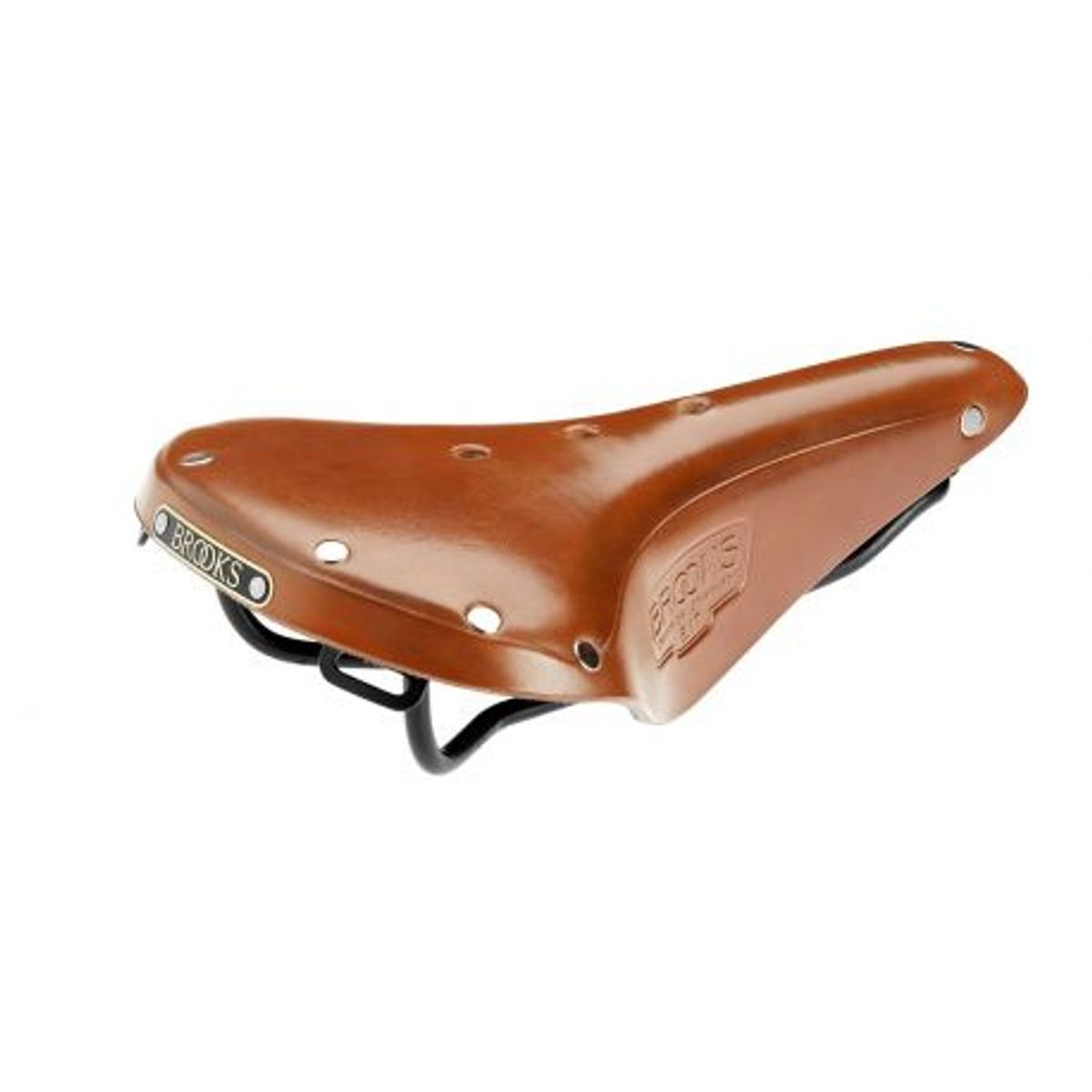 Brooks B17 Standard retro læder cykelsadel, honey