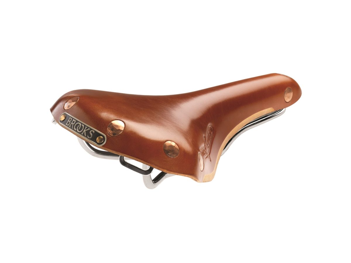 Brooks Swift - Cykelsadel - Læder - Unisex - Honey