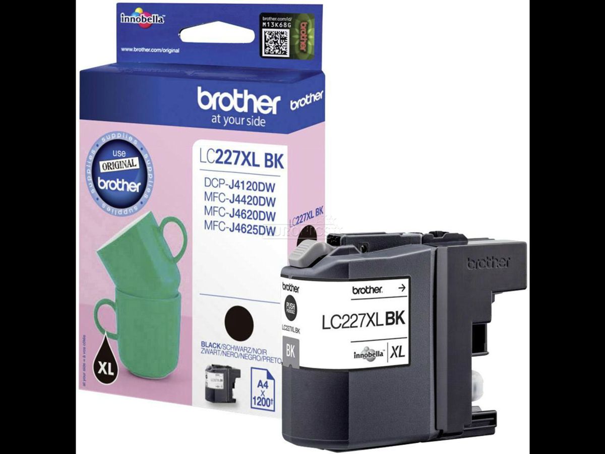 Brother Blæk Lc227xlbk Sort