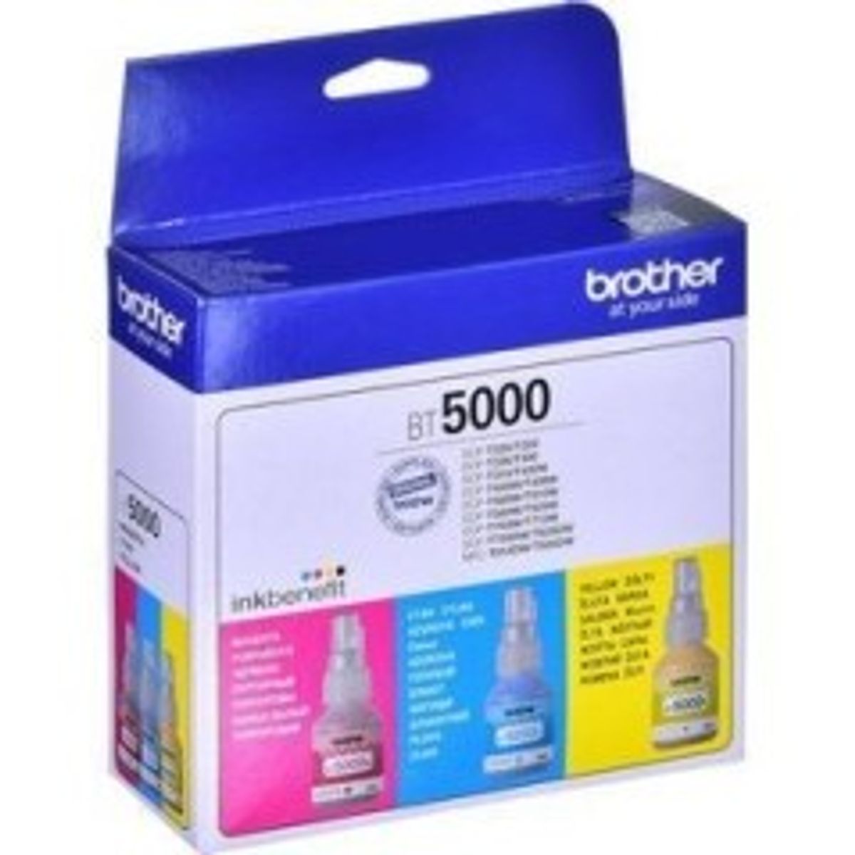 Brother BT5000CL Value Pack Gul Cyan Magenta 5000 sider Blækrefill