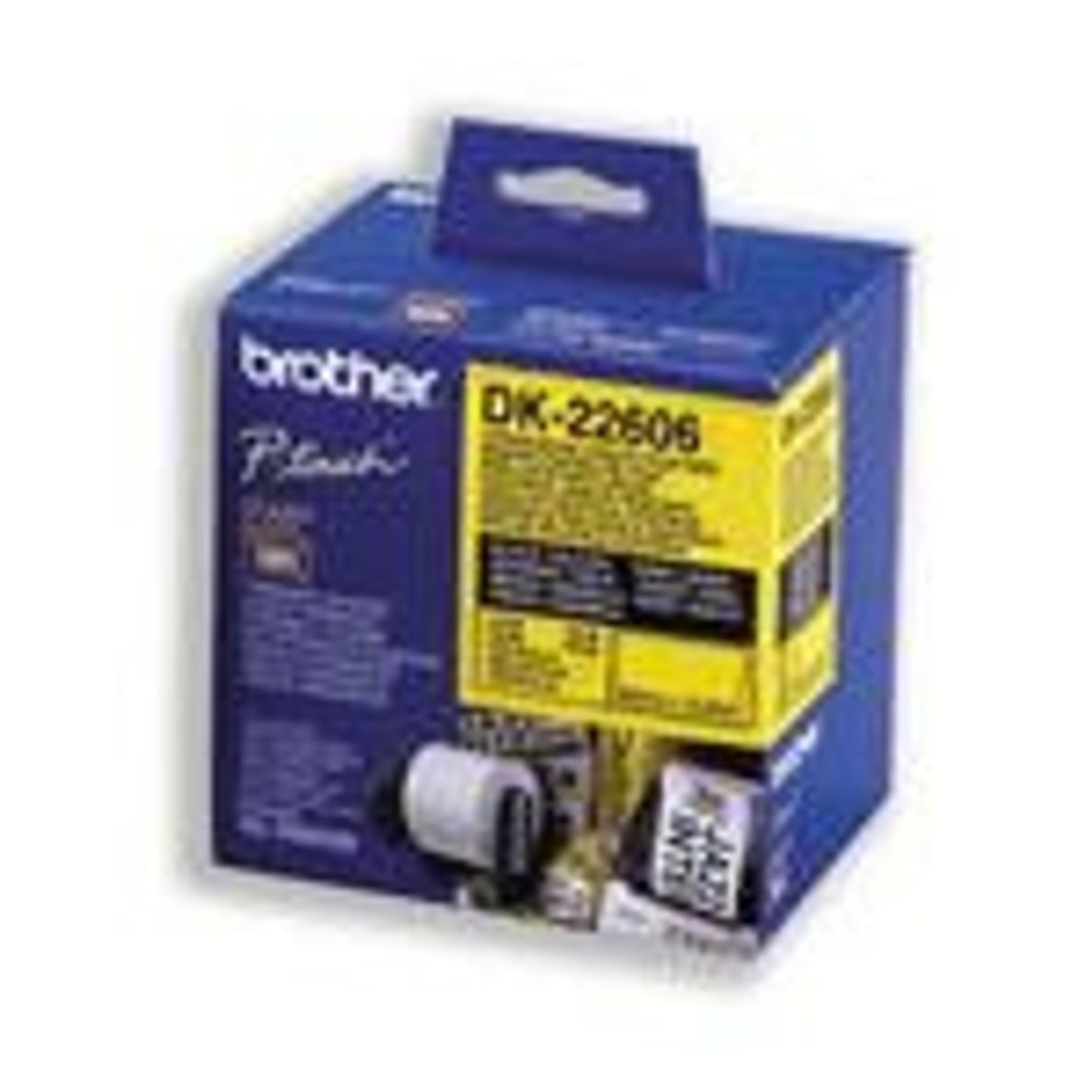 Brother DK-22606 DK-rulle / 62mm / Gul plastiktape