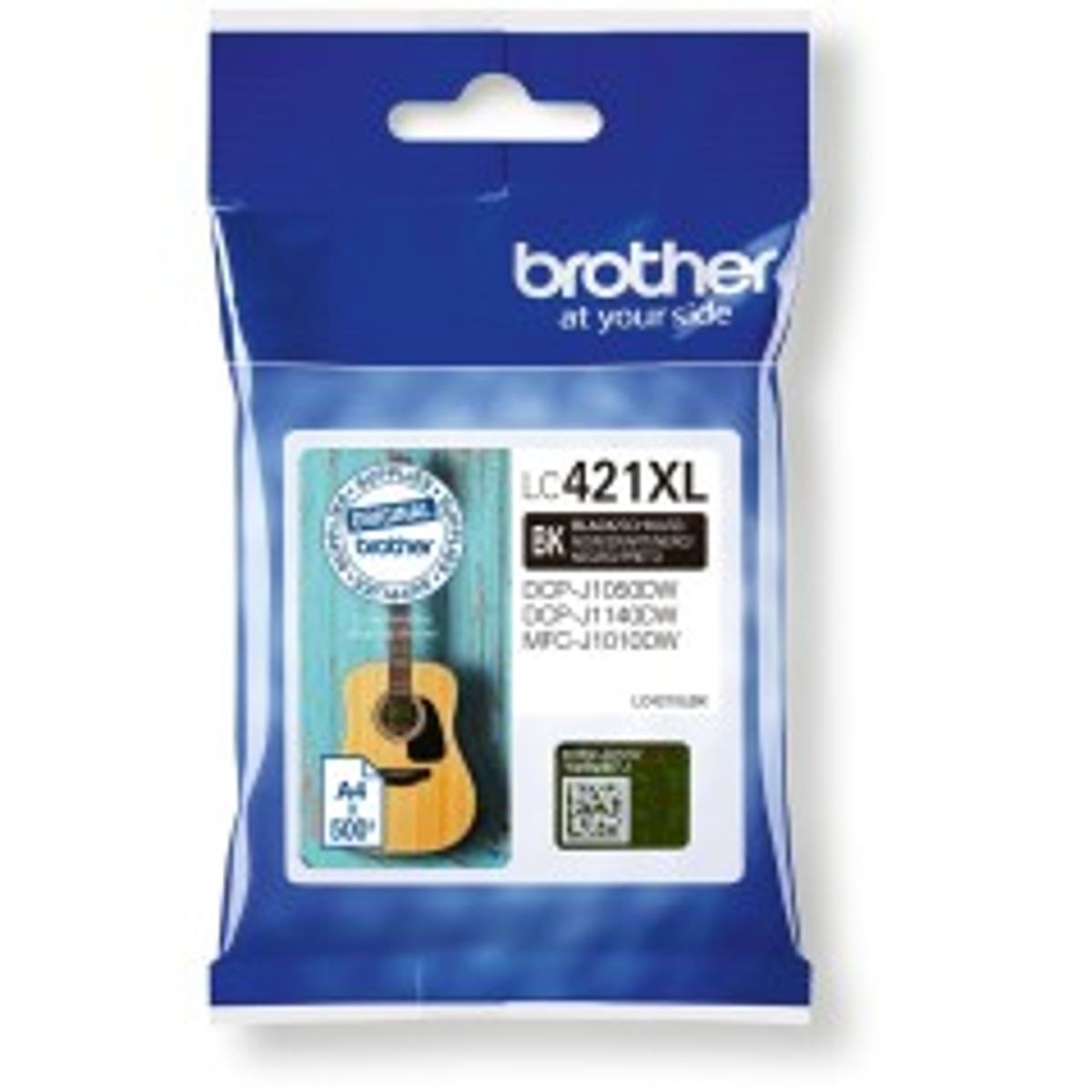 Brother LC 421XLBK Sort 500 sider Blæk