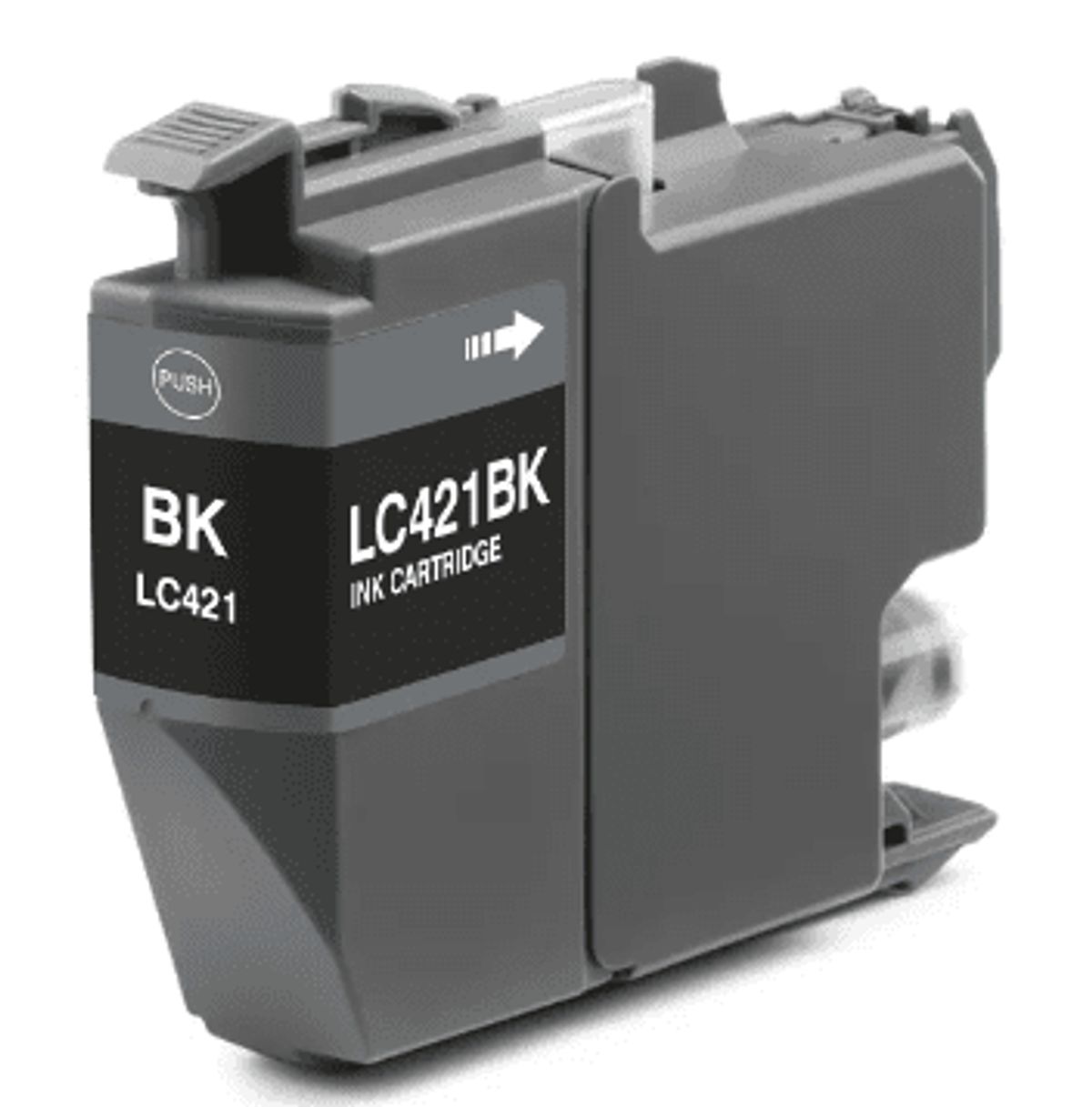 Brother LC421BK sort printerpatron 200 sider alternativ LC421BK