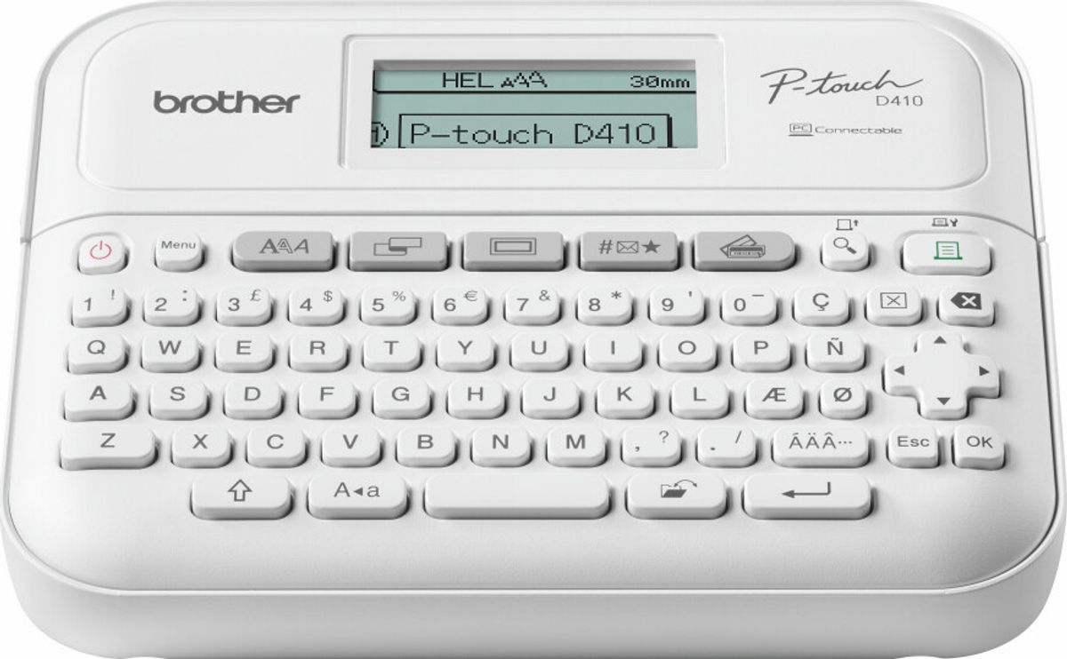 Brother - Pt-d410 P-touch Desktop Label Printer, Up To 18 Mm, Usb