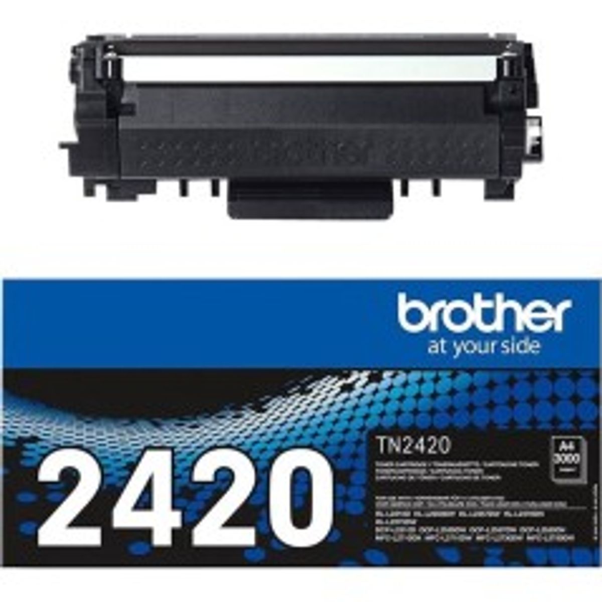 Brother TN 2420 Sort 3000 sider Toner