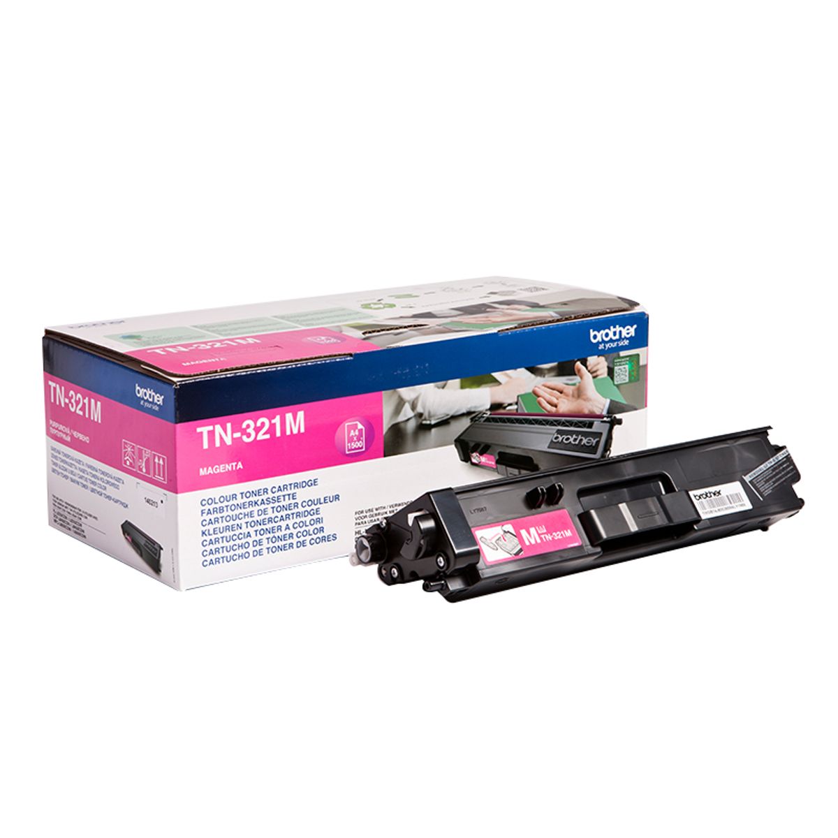 Brother TN 321 M Magenta Lasertoner, Original