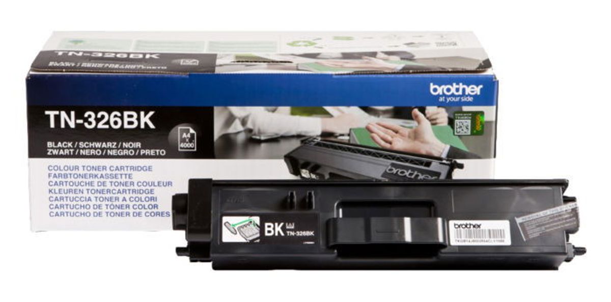 Brother TN-326BK Sort Lasertoner, 4.000 sider