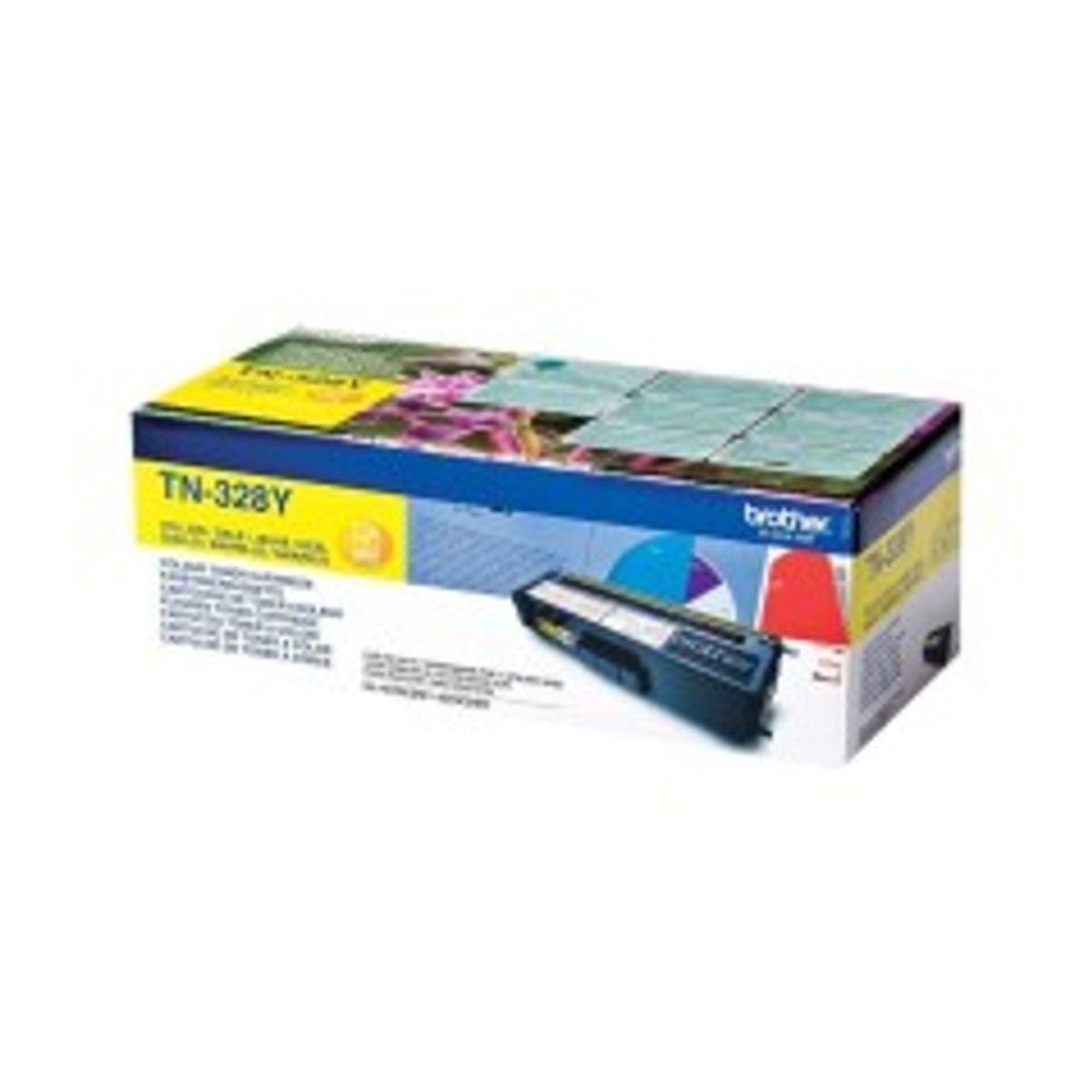 Brother TN 328Y Gul 6000 sider Toner