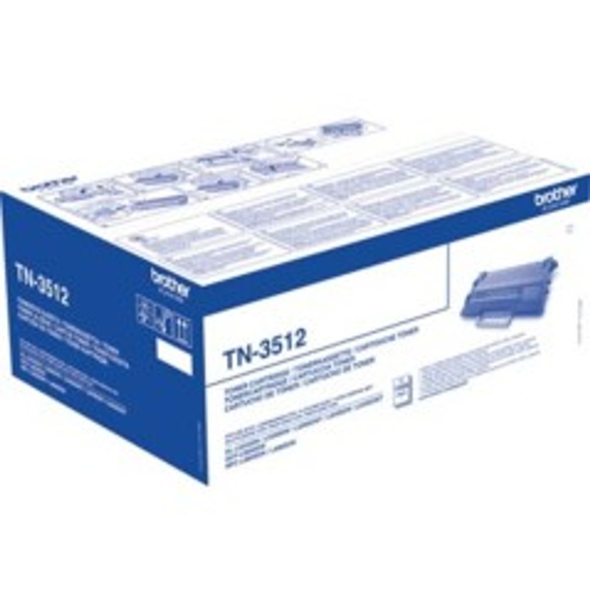 Brother TN 3512 Sort 12000 sider Toner