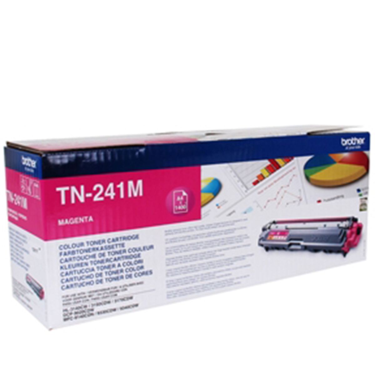 Brother TN241 M Magenta Lasertoner, Original