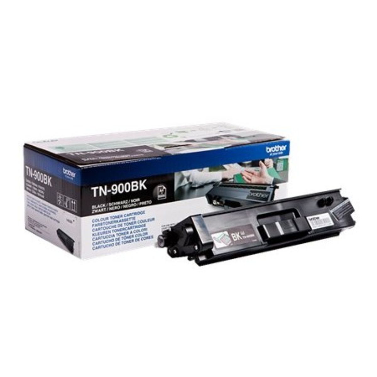 Brother TN900 BK sort Lasertoner, Original