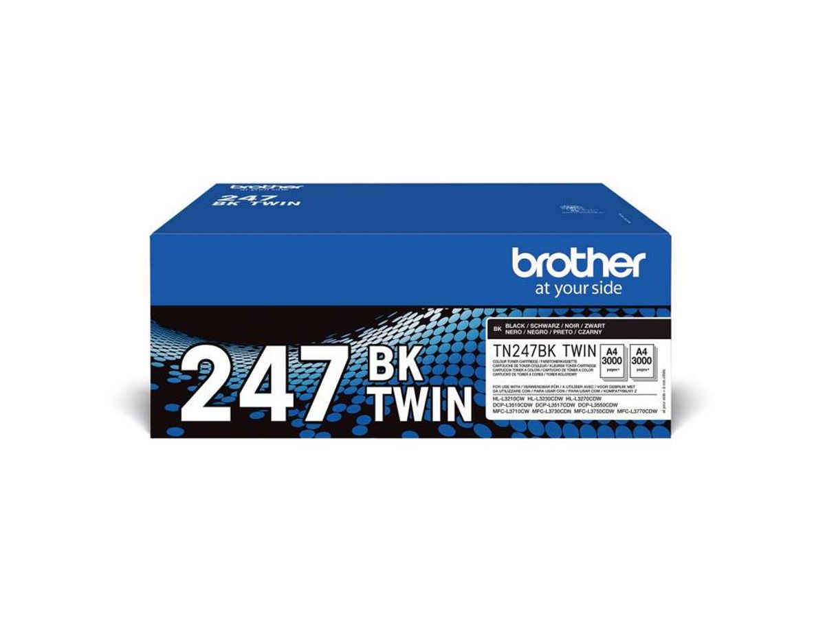 Brother Toner Tn-247bktwin Sort Twinpack