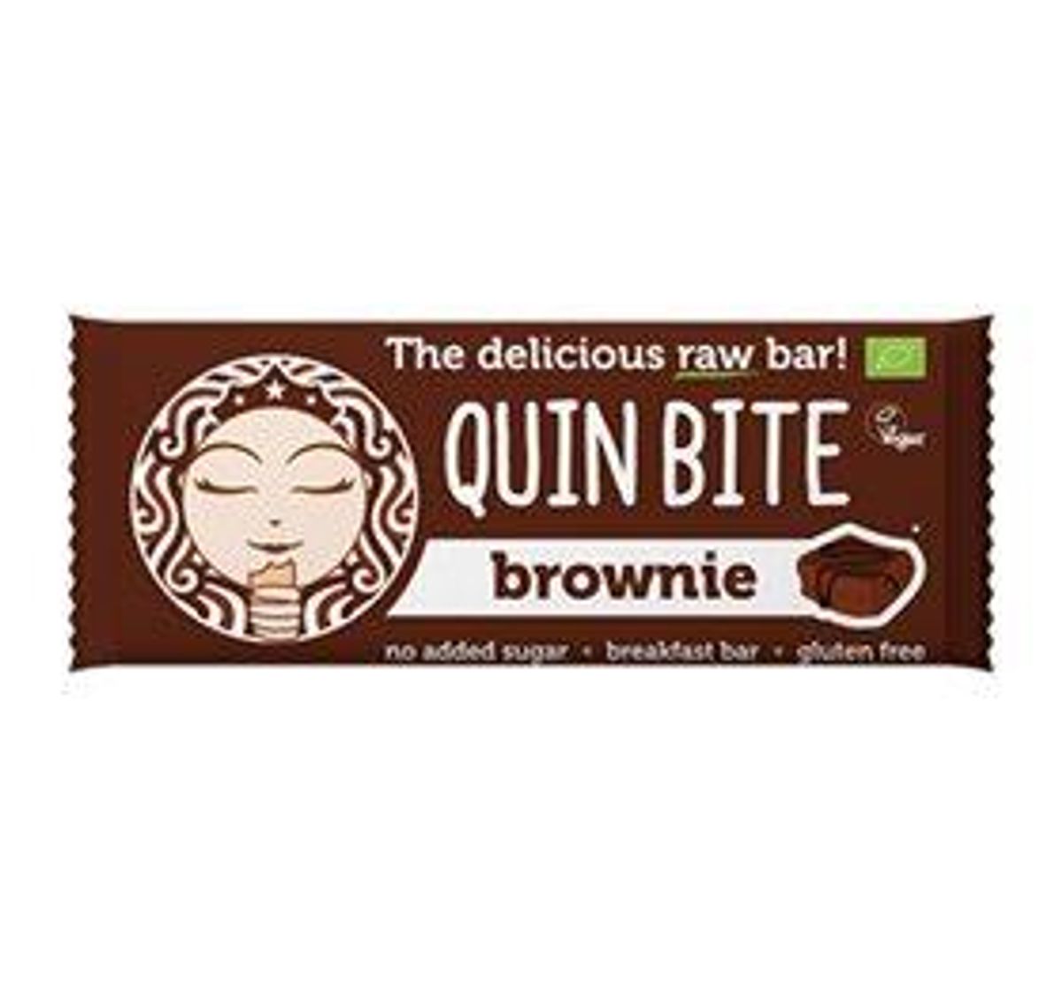 Brownie bar Ø - Quin Bite - 30 g.