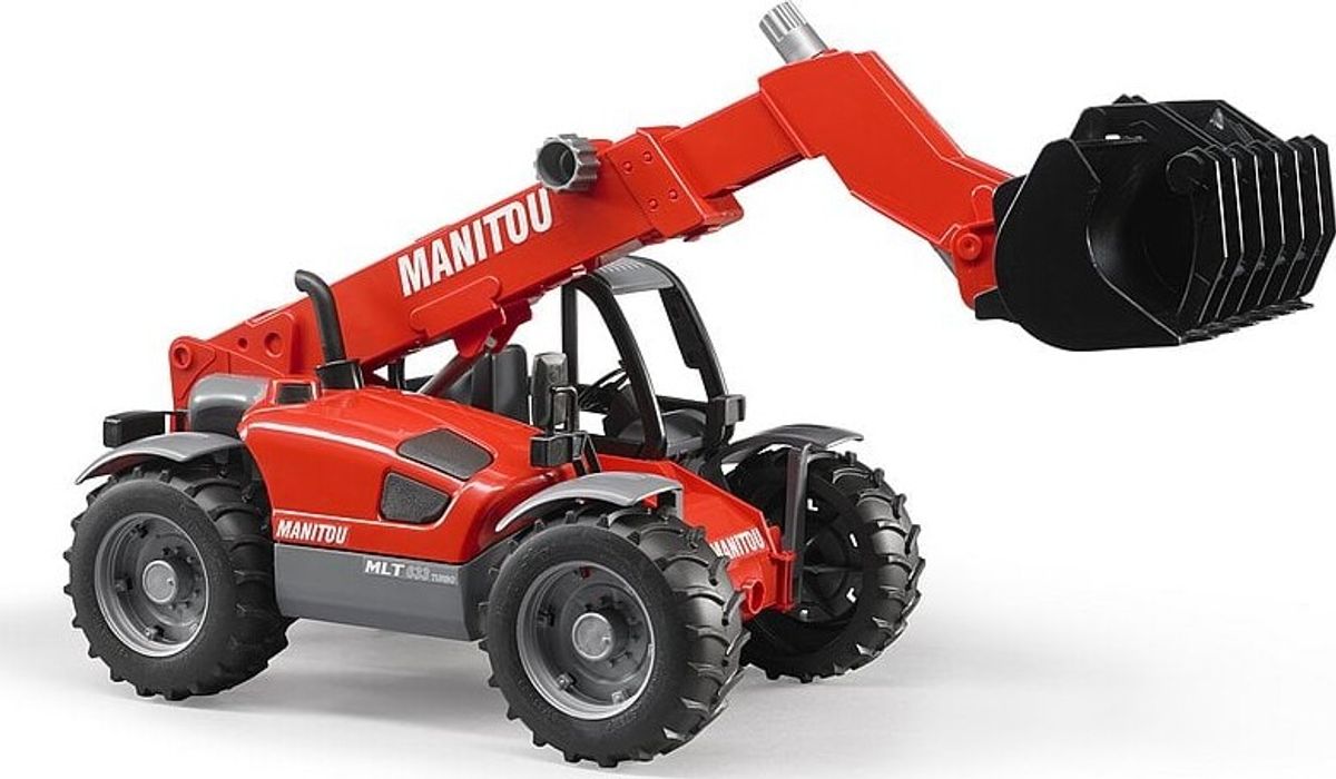 Bruder - Manitou Maniscopic Mlt 633 - Teleskoplæsser - Br2125 - Rød