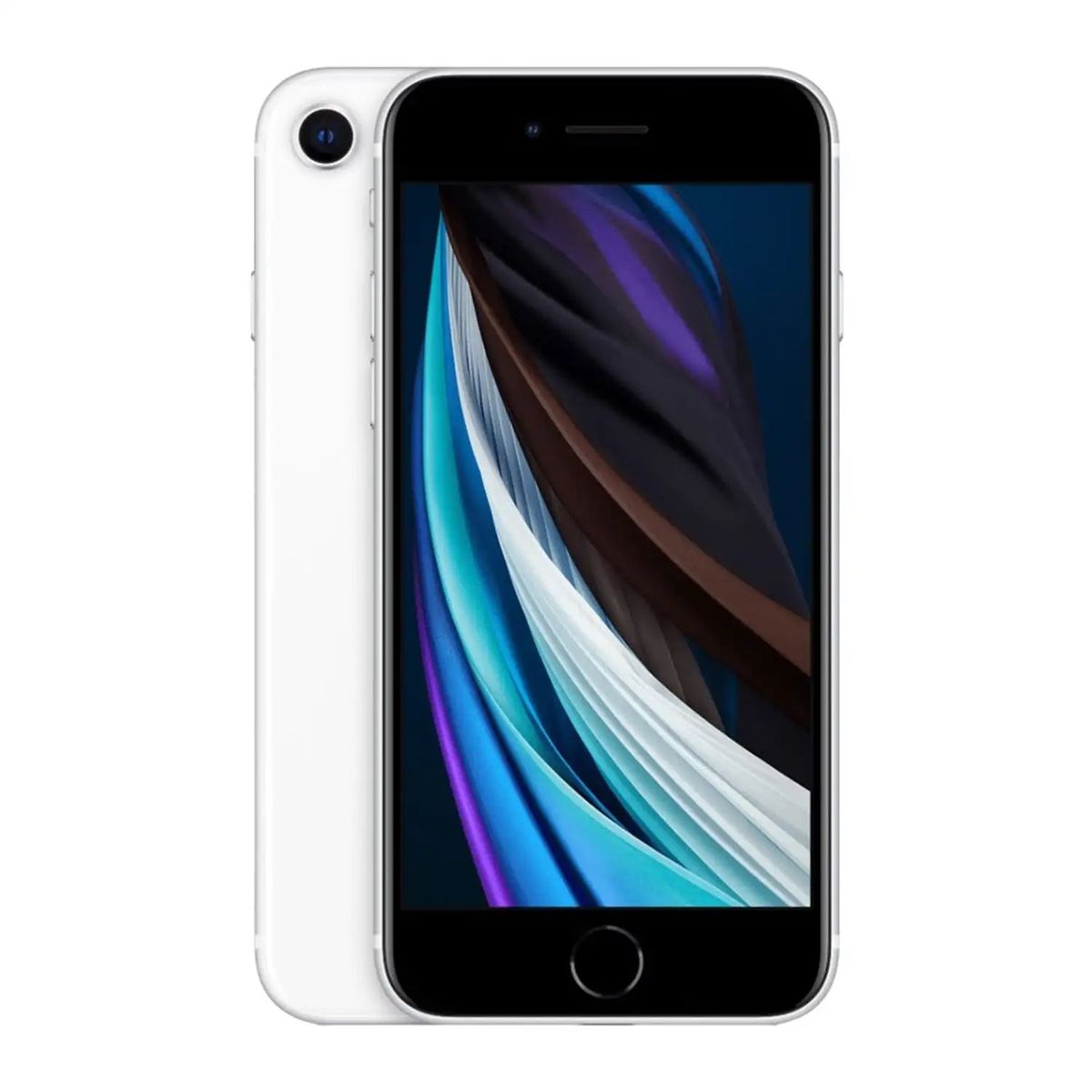 Brugt iPhone SE 2020 - Hvid / Brugt / 128GB