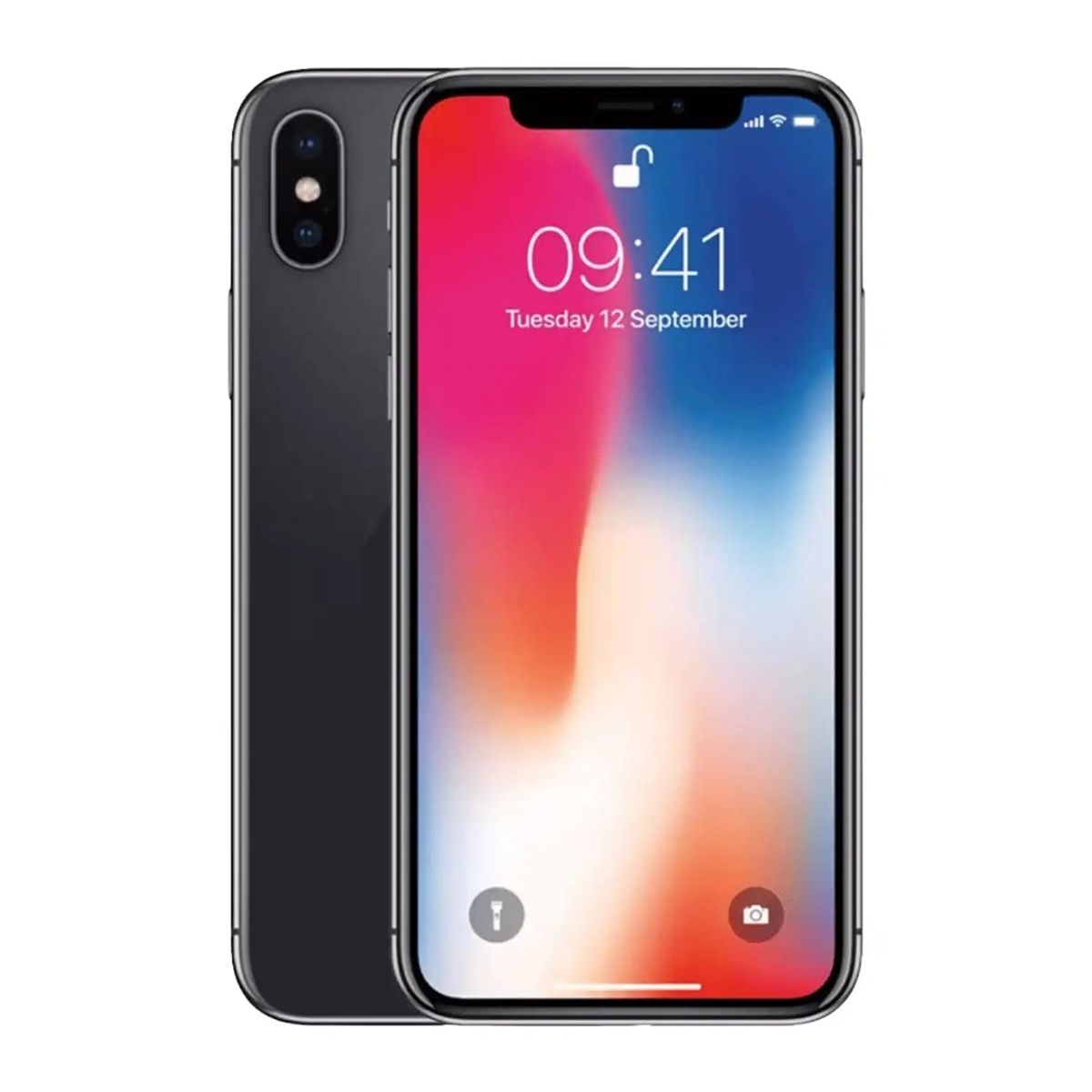 Brugt iPhone X - Space grey / Som ny / 64GB