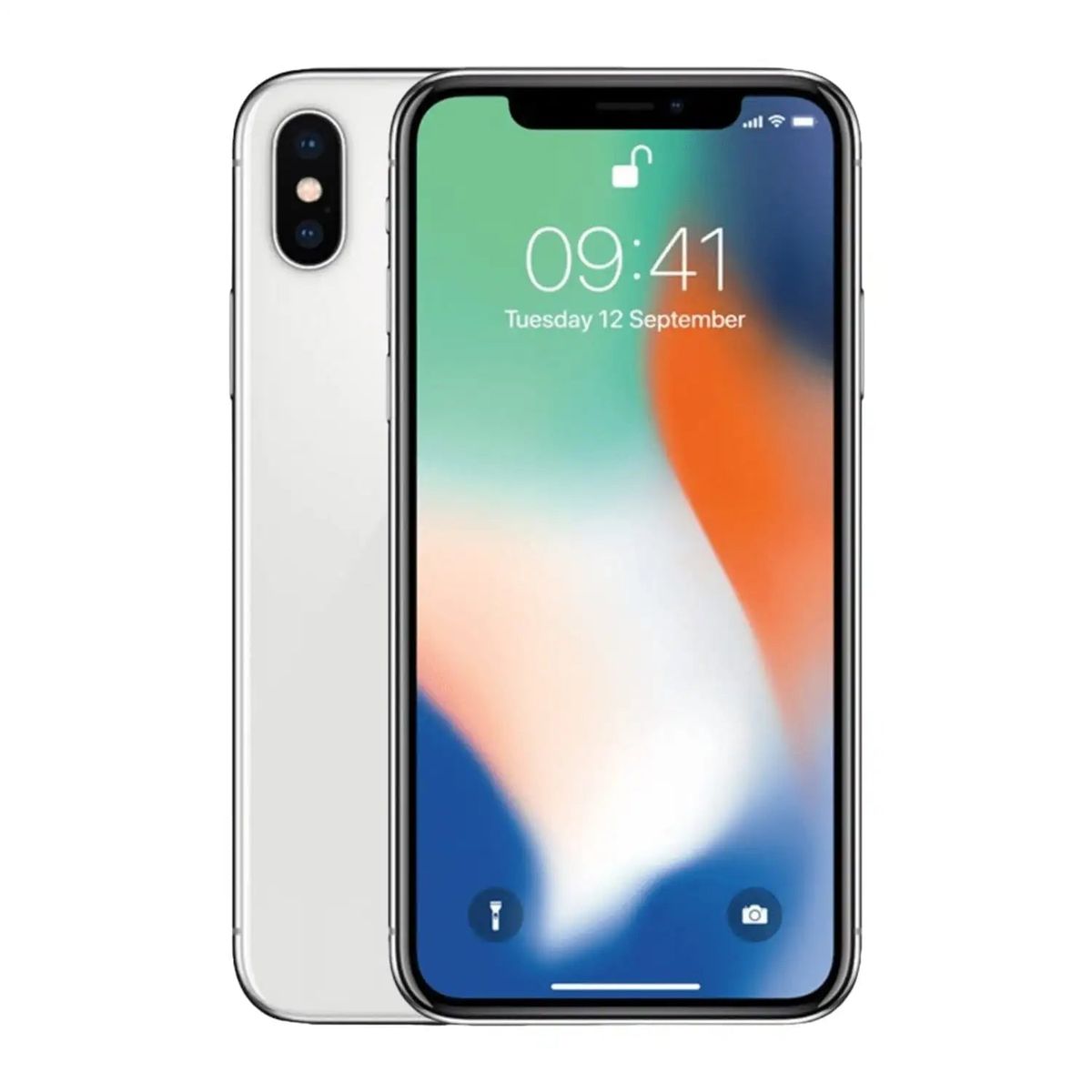 Brugt iPhone X - Sølv / Som ny / 256GB