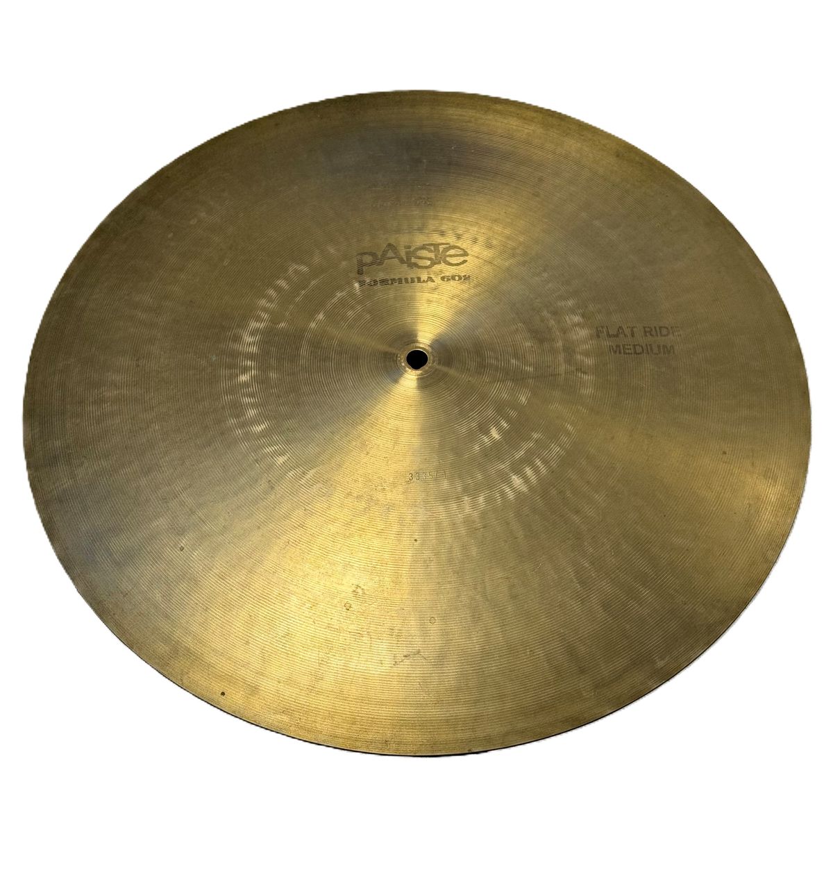 (BRUGT) Paiste formula 602 flat ride medium