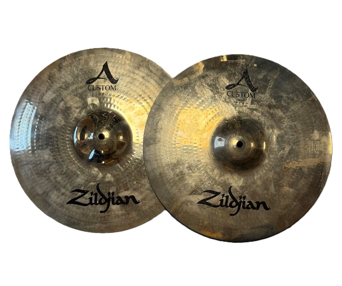 (BRUGT) Zildjian A custom 14 Hi-hat