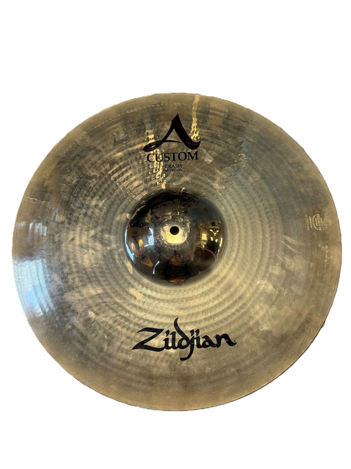 (BRUGT) Zildjian A custom 18 crash