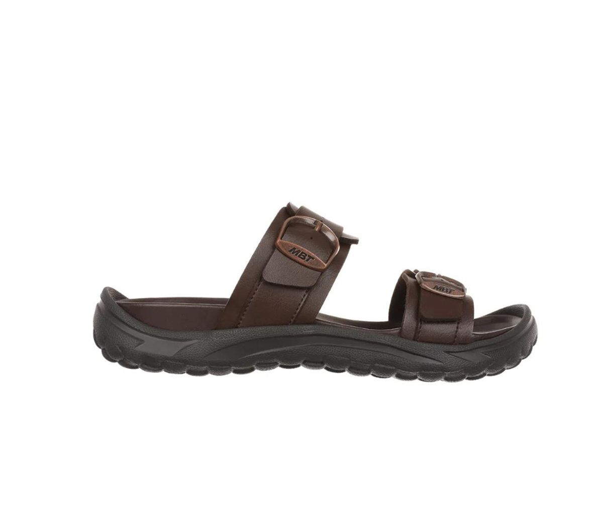 Brun dame slip in sandal fra MBT med ergonomisk fodseng - 41