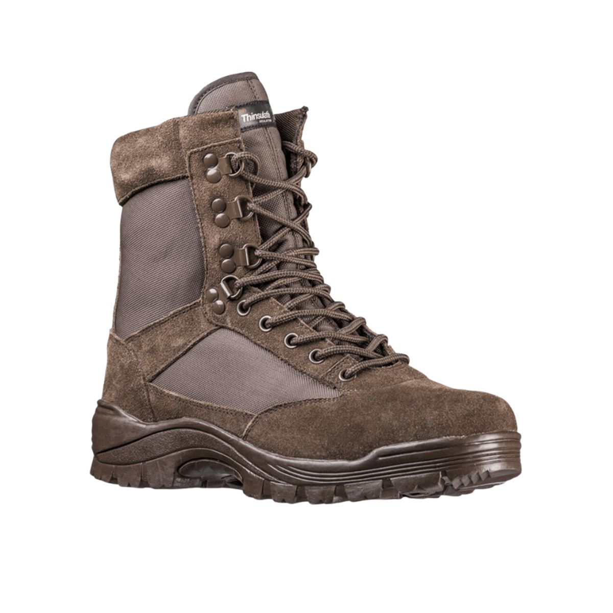 Brune vandrestøvler til mænd | Brown Tactical Boots W. YKK Zipper - Mil-Tec - 13