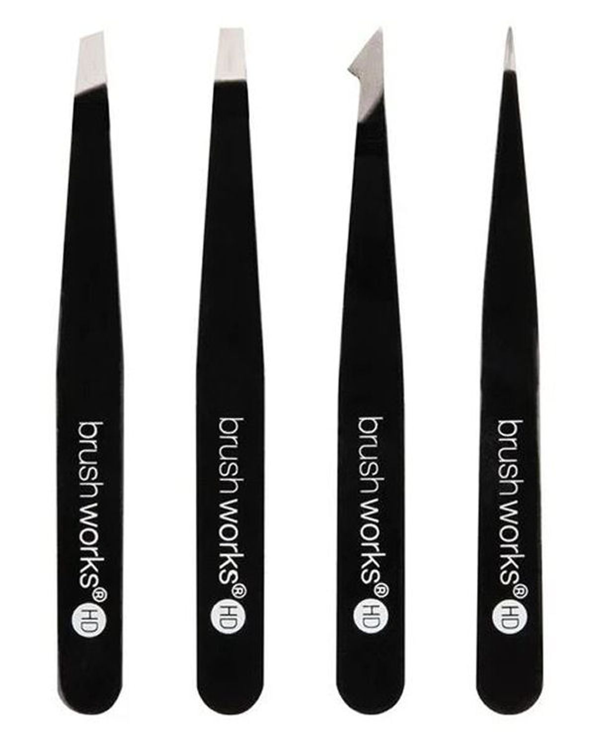 Brush works HD the complete combination tweezer set - 4 dele