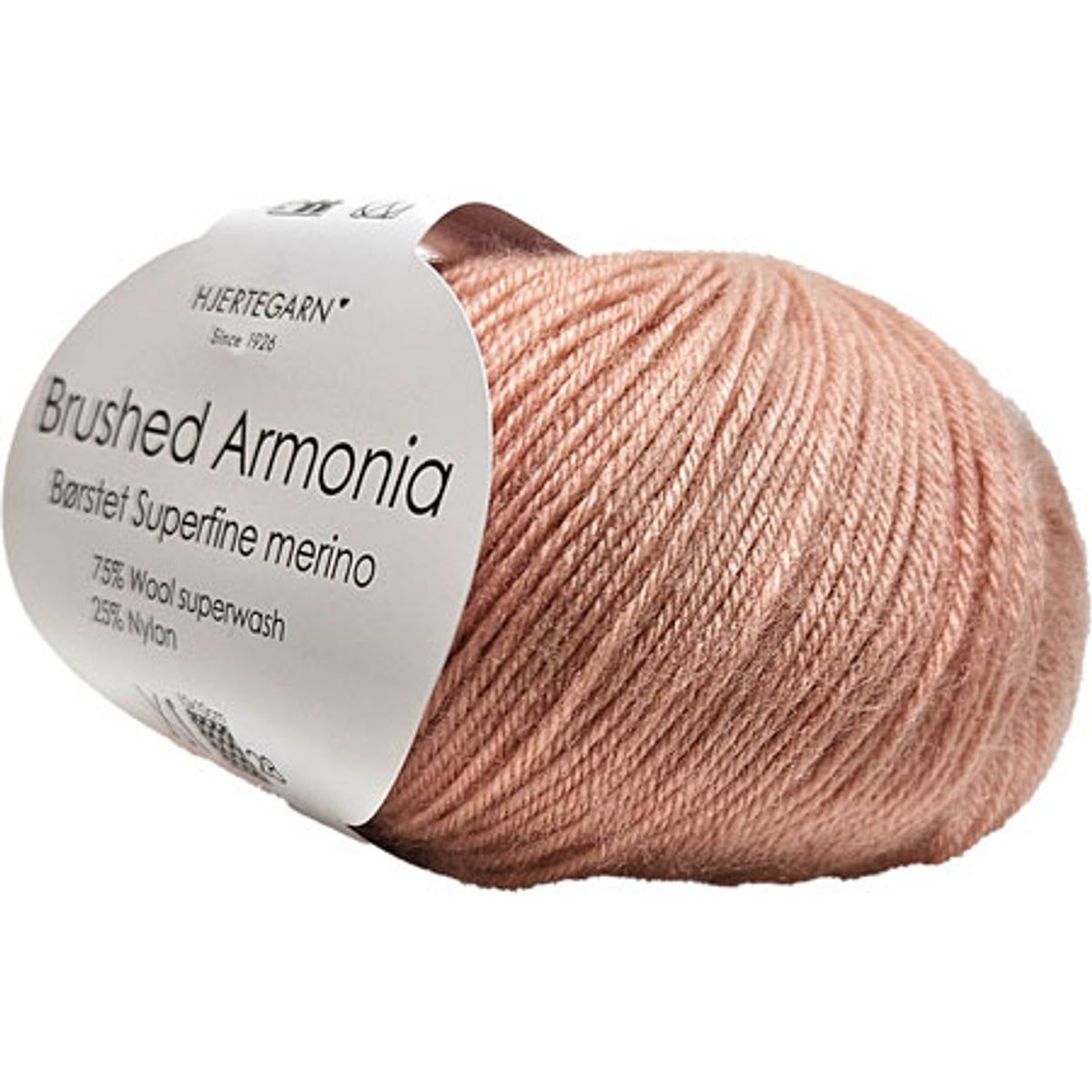 Brushed Armonia Børstet Superfine Merino Uldgarn Fv 1208 Laks