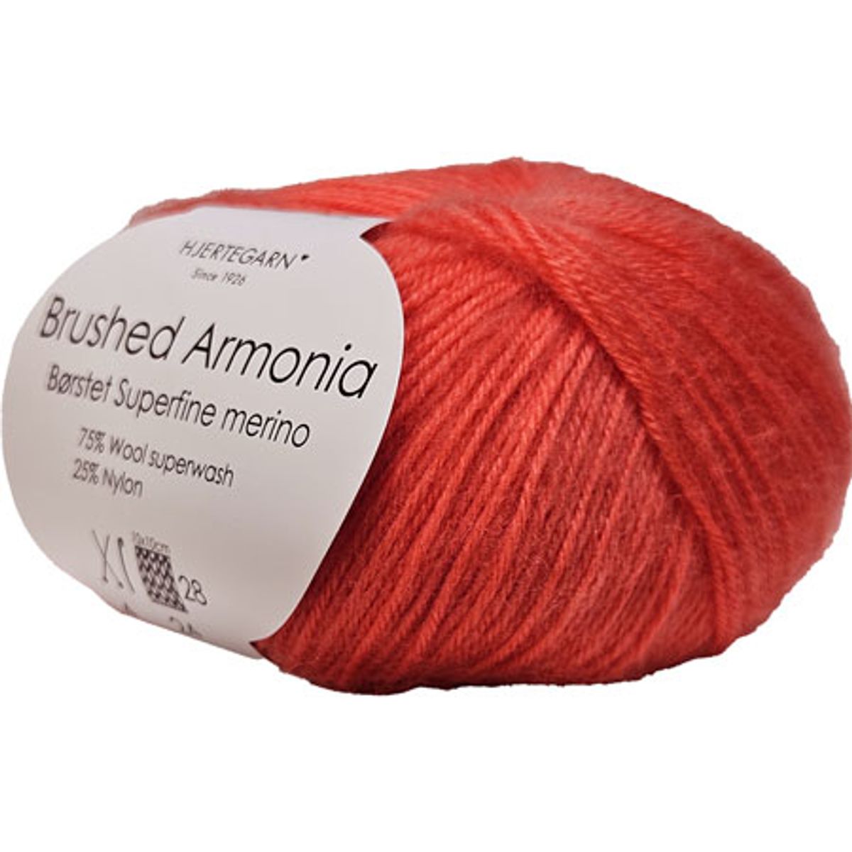 Brushed Armonia Børstet Superfine Merino Uldgarn Fv 1649 Koral