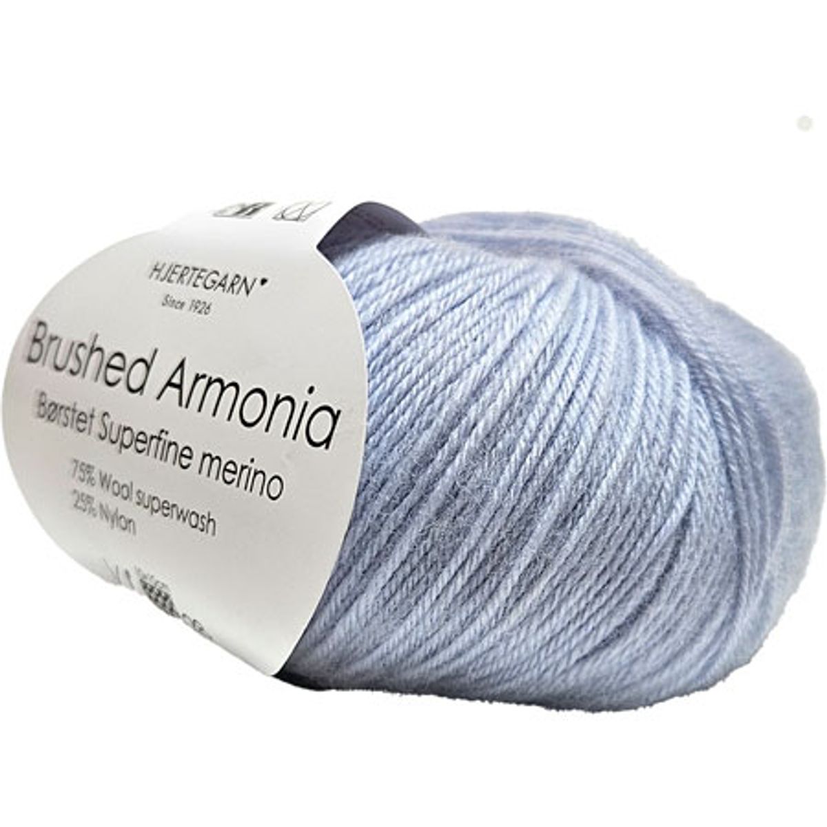 Brushed Armonia Børstet Superfine Merino Uldgarn Fv 4110 Lysblå